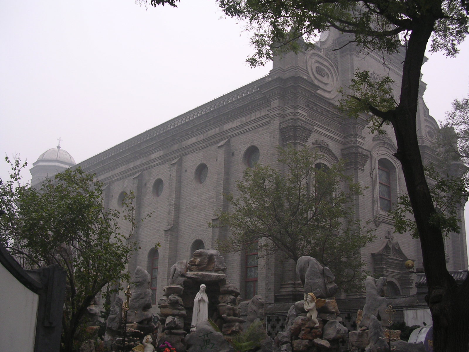 Catholic Cathedral of the Immaculate Conception (also called Nantang) from the North-West Courtyard