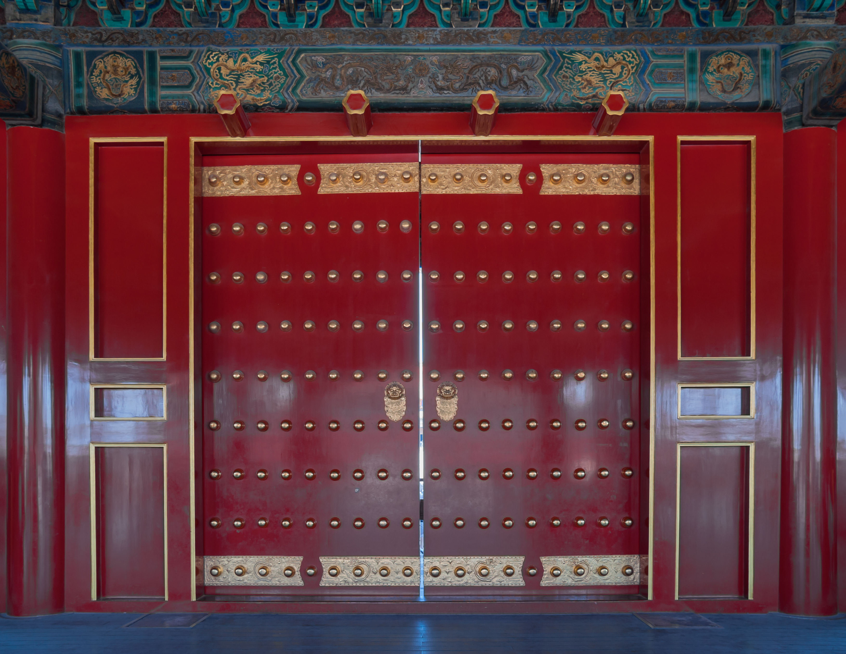 Beijing, China: Gate of Supreme Harmony in the Forbidden City