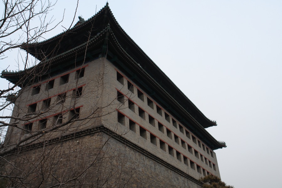 Ruins of the Beijing city wall built during the Ming Dynasty.
