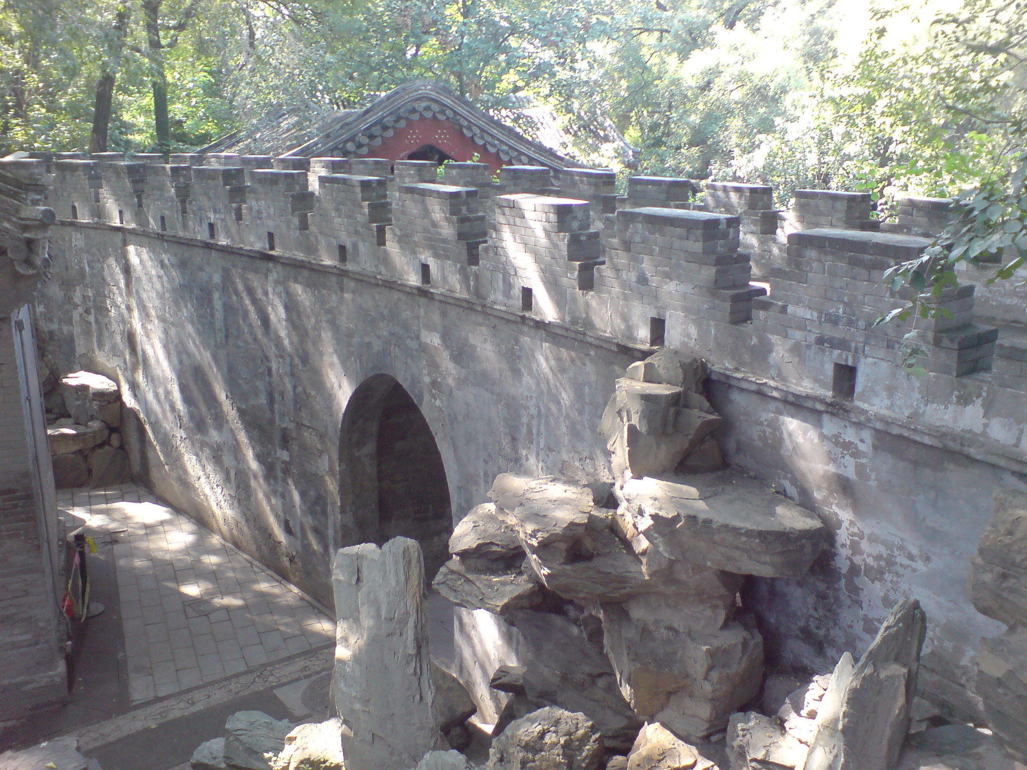 Walls of the Prince Gong Mansion in Beijing