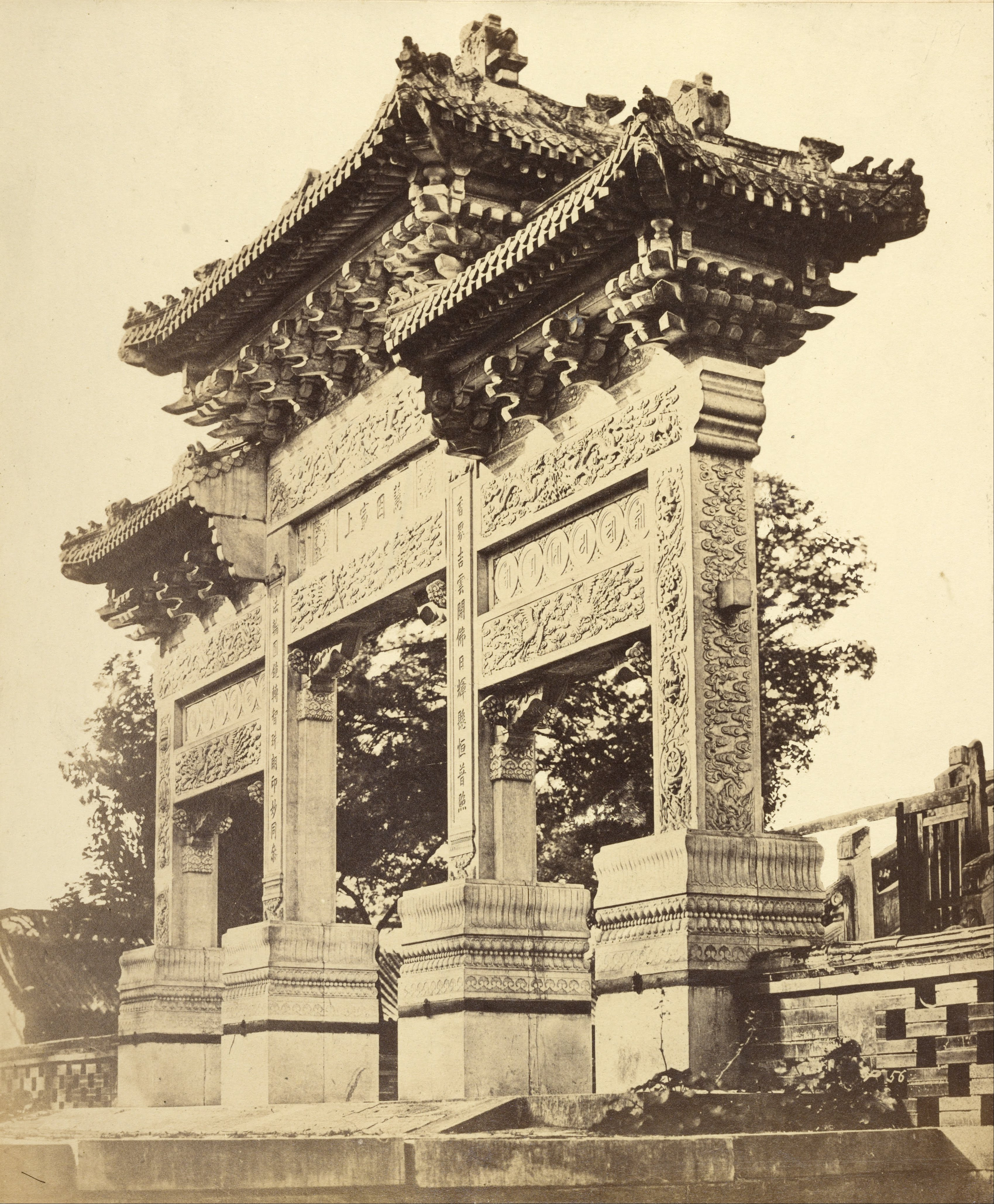 Felice Beato (British, born Italy - (Arch in the Lama Temple near Peking) - Google Art Project.jpg
