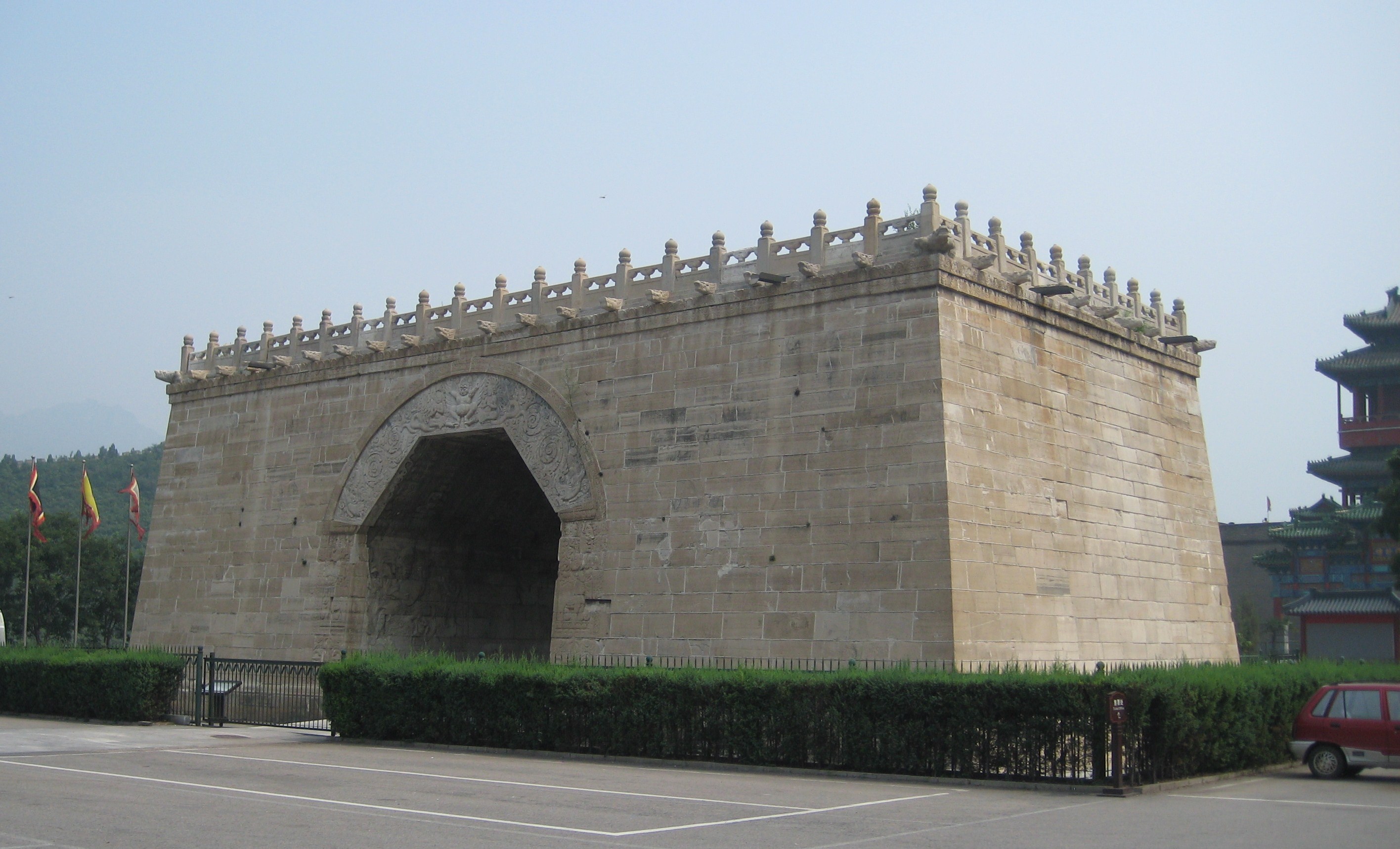 North side of the Cloud Platform at Juyongguan (居庸關雲台), Beijing China. Built 1342.