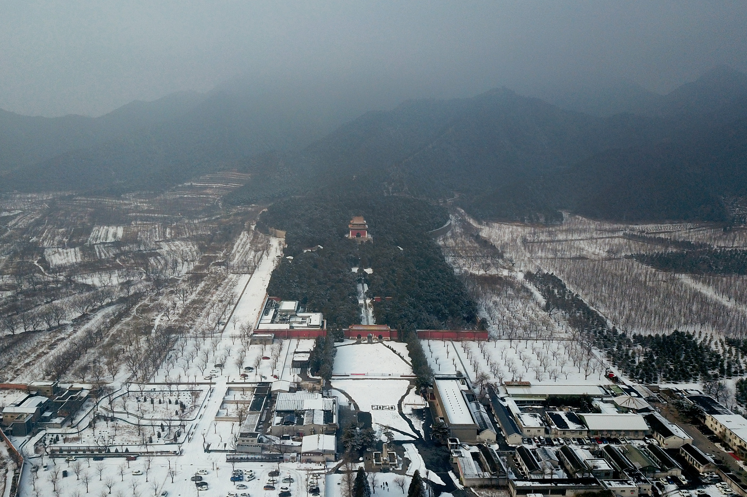Ming Dingling mausoleum, where the Wanli emperor, together with his two empresses Wang Xijie and Dowager Xiaojing was buried.