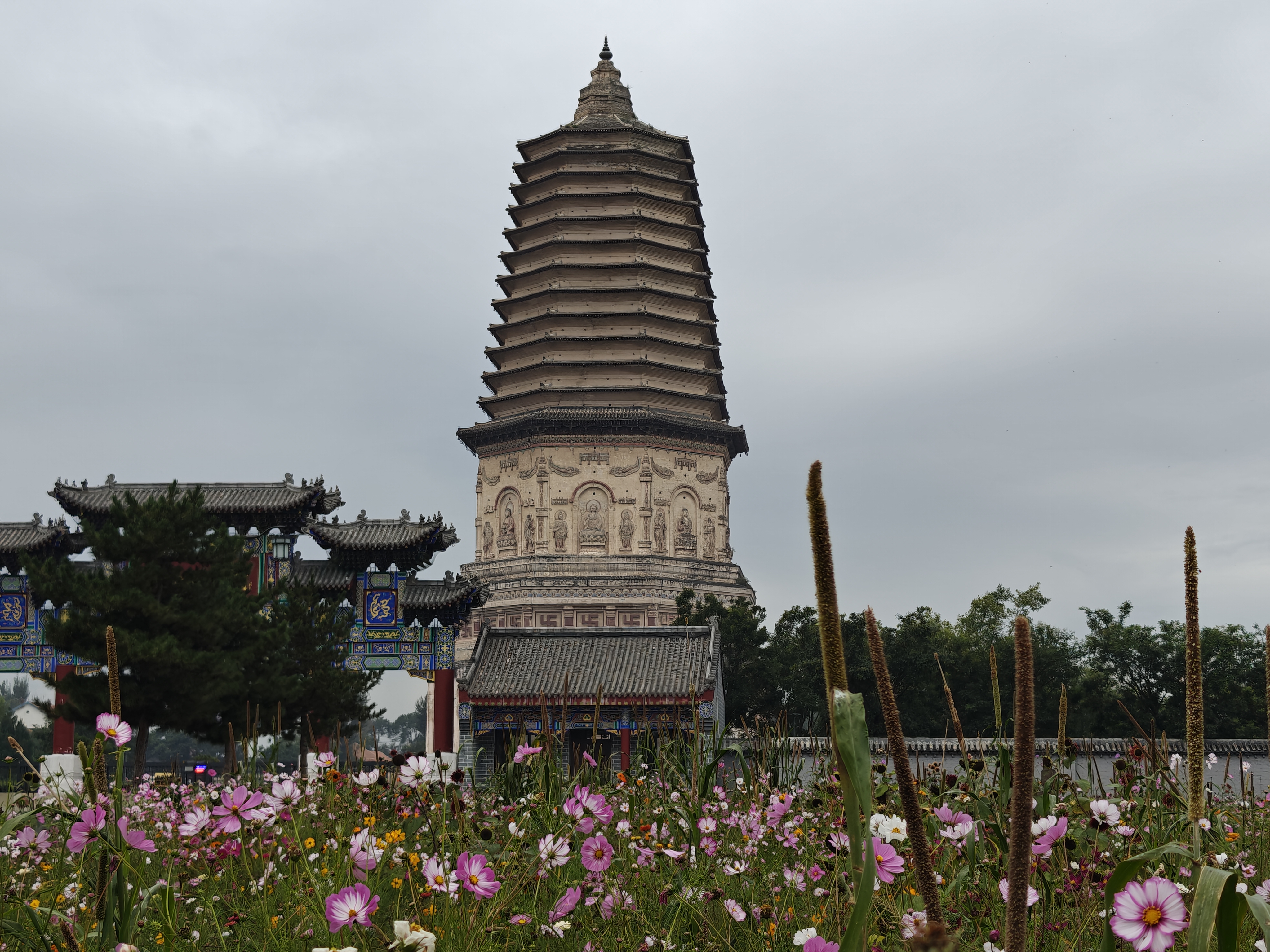 The Daming Pagoda in Ningcheng, Inner Mongolia, China