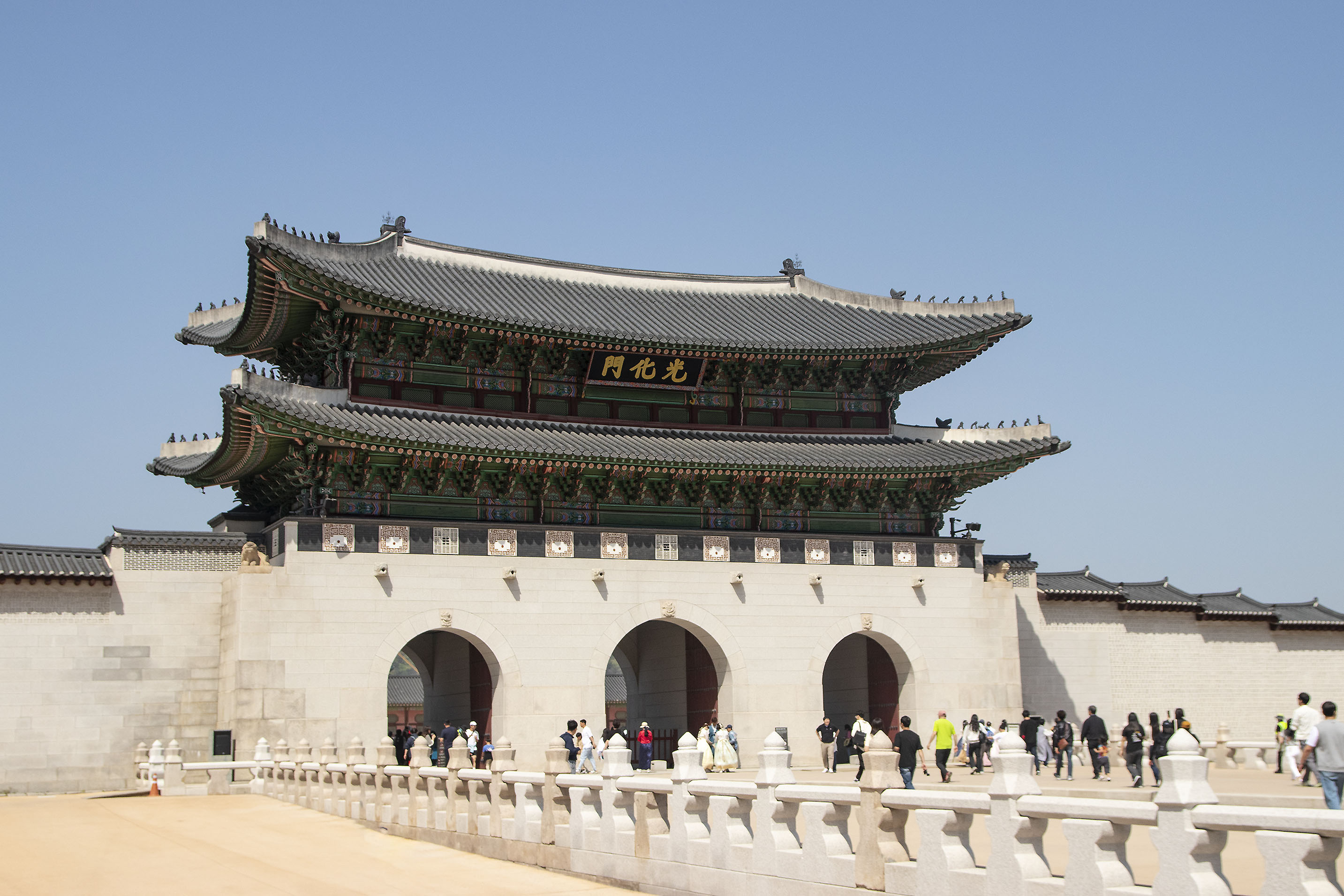 Gwanghwamun, and waldae which restored in 2024