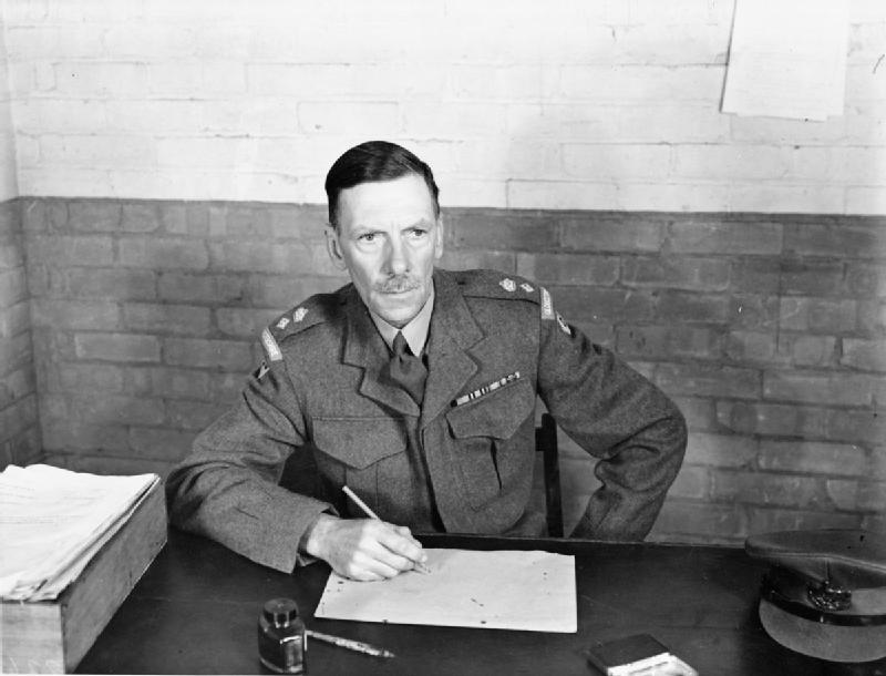 Photograph of Lieutenant Colonel J P Carne VC DSO, Commanding Officer of the 1st Battalion, Gloucestershire Regiment which stemmed the enemy attack at Imjin, 22-25 April 1951. He received the Victoria Cross for gallantry during this action.