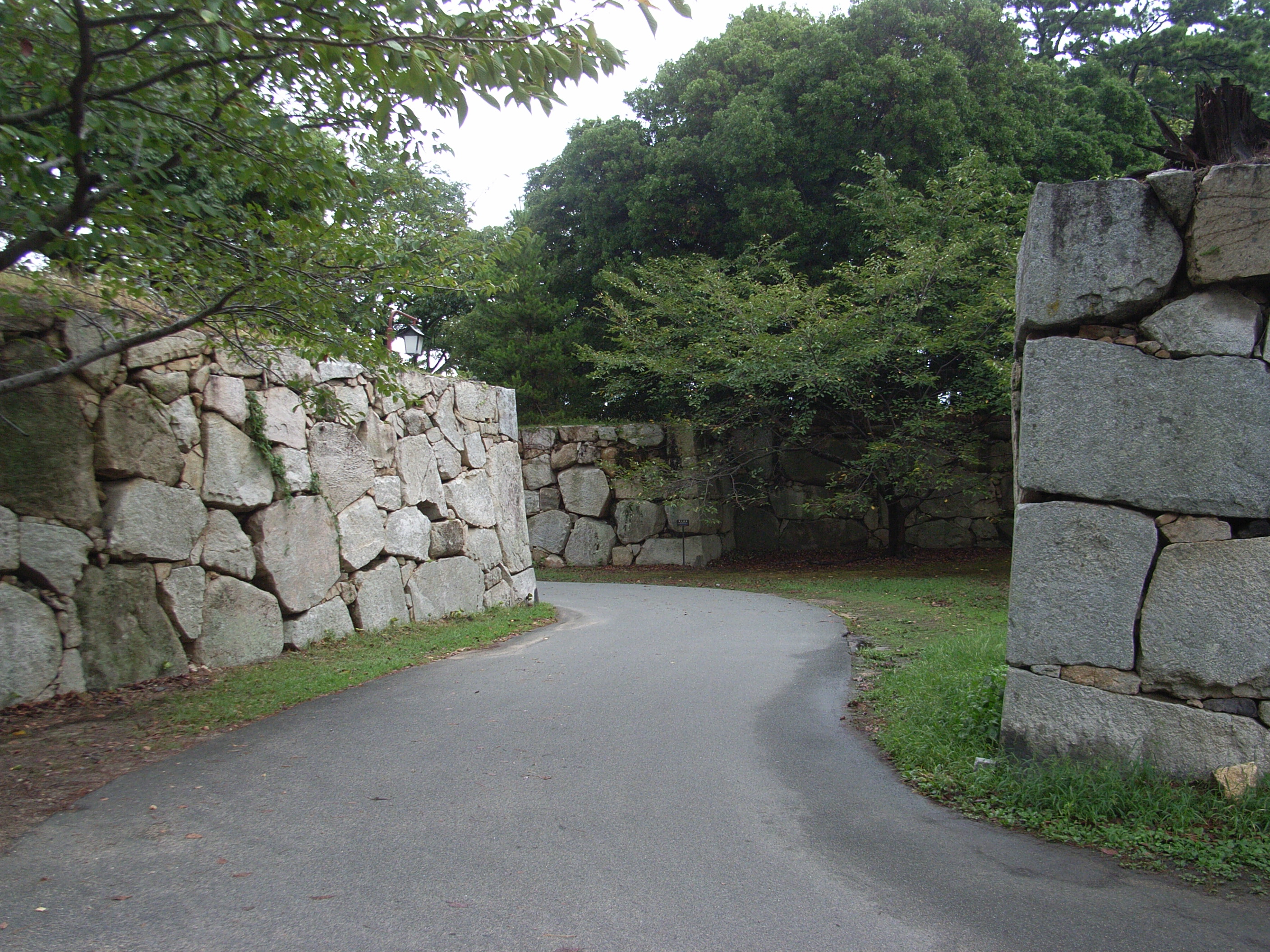 Hagi Castle's outer defense.