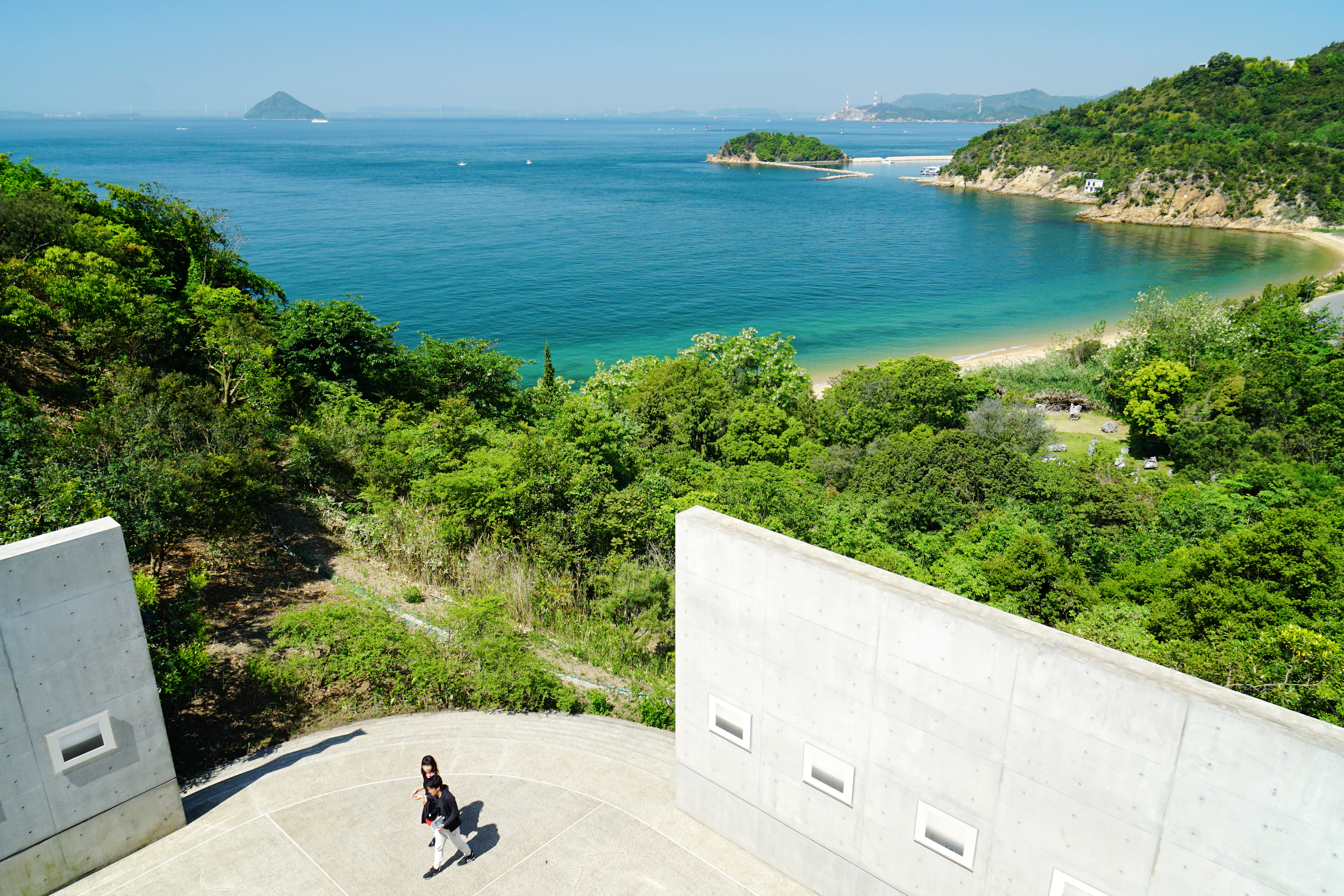 Benesse House "Museum" of Benesse Art Site Naoshima in Naoshima, Kagawa prefecture, Japan
