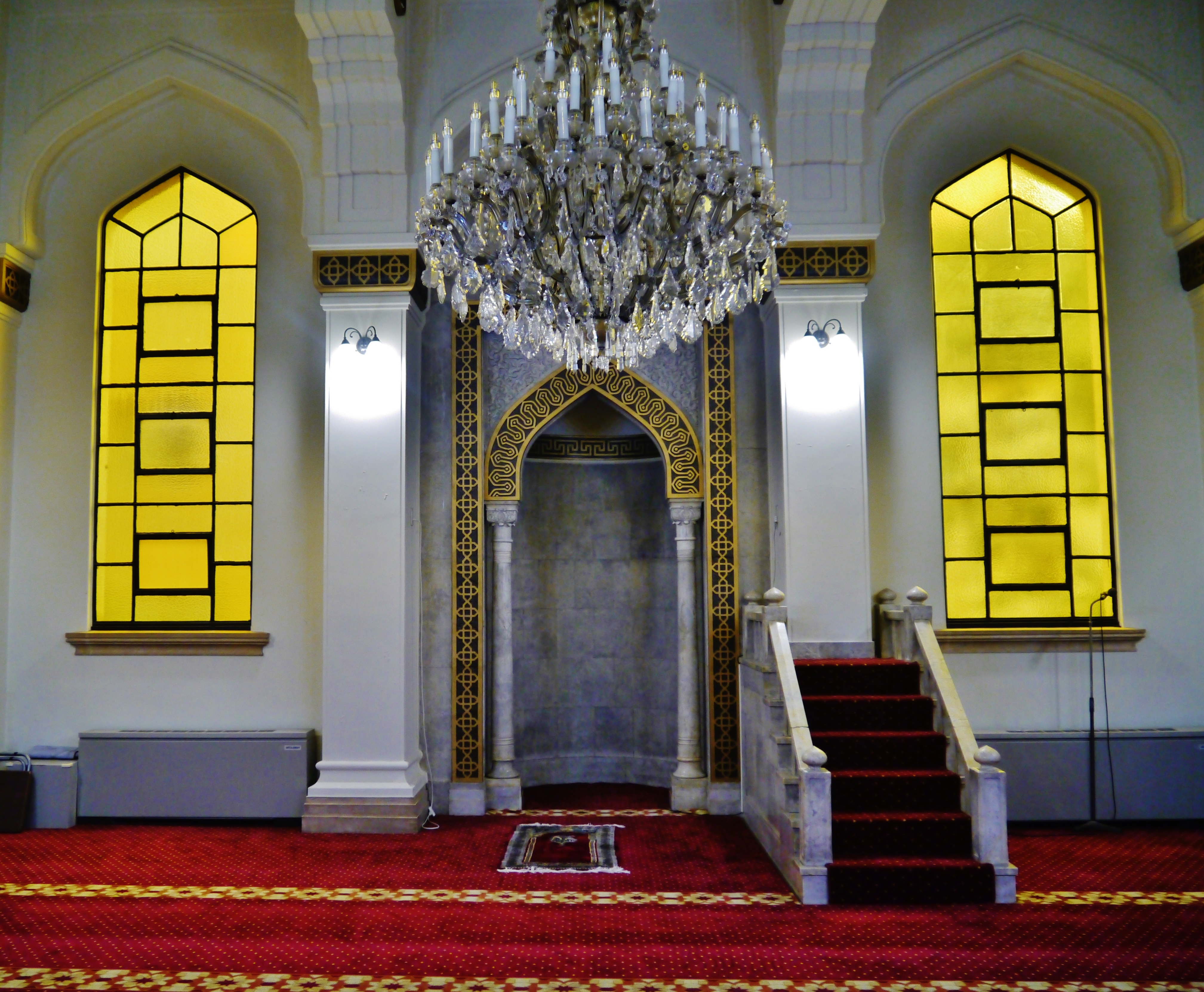Prayer Hall of the Kobe Mosque, Kobe, Hyogo Prefecture, Kinki Region, Japan