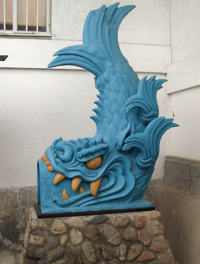 Sculpture at Iga Ueno Castle, Japan