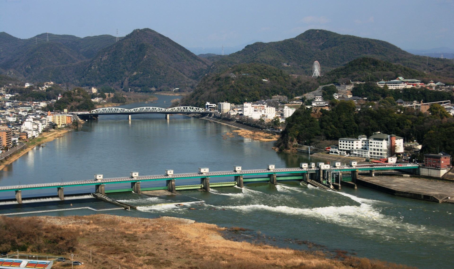 Kiso River from_Mount_Igi