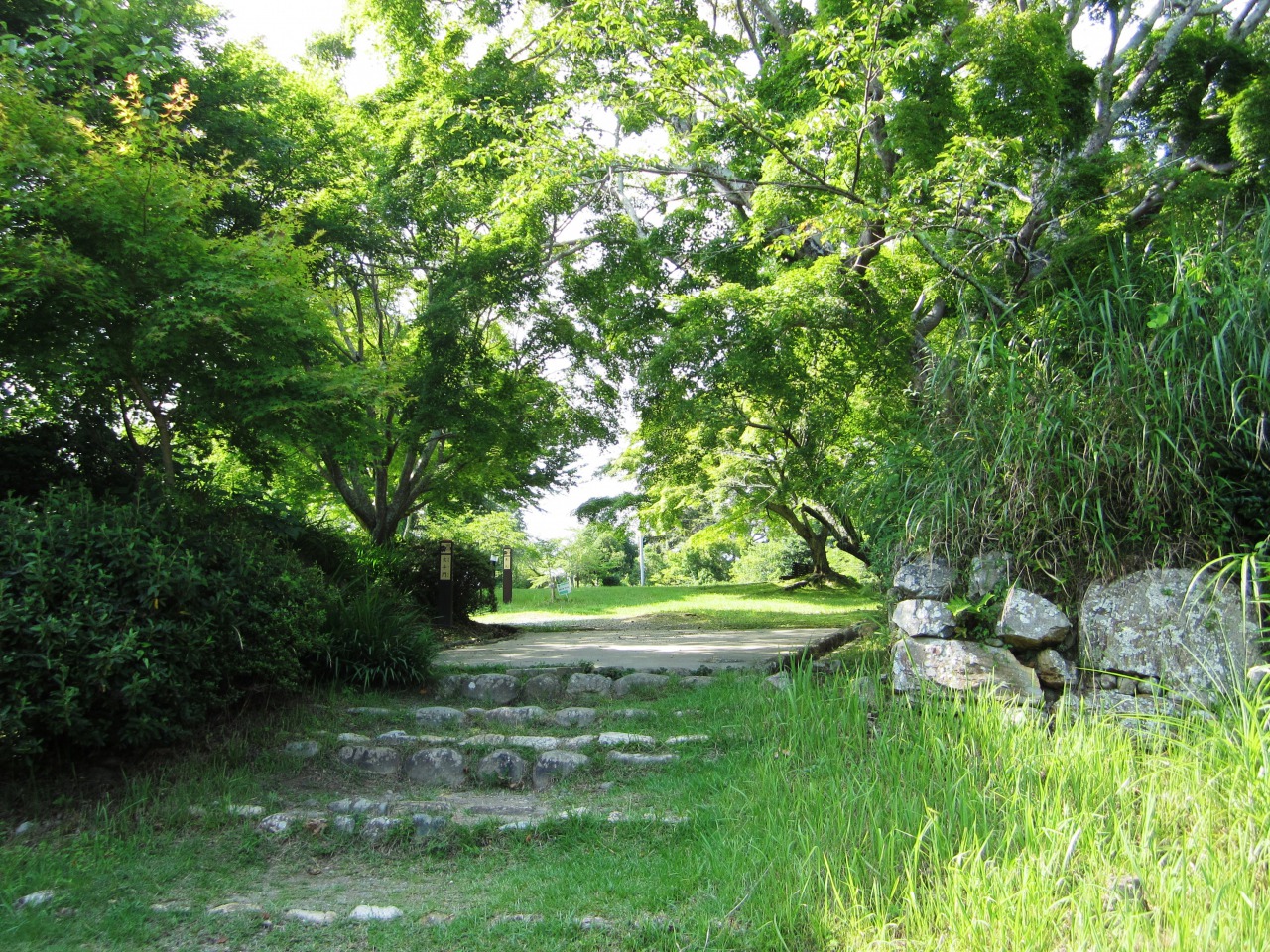 The Site of Tobayama Castle in Hamamatsu, Shizuoka.