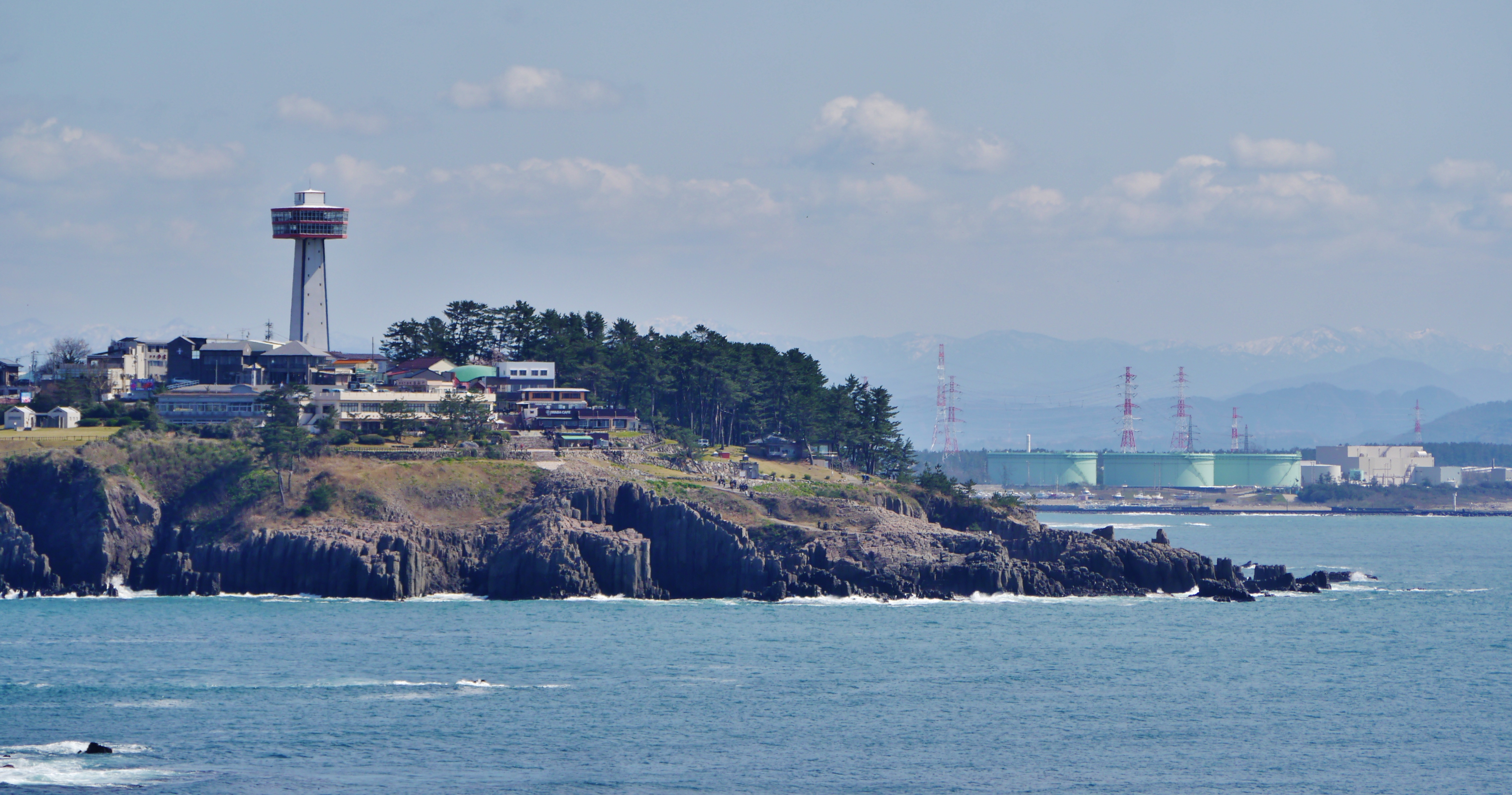 Tojinbo Coast, Sakai, Prefecture of Fukui, Region of Chubu, Japan
