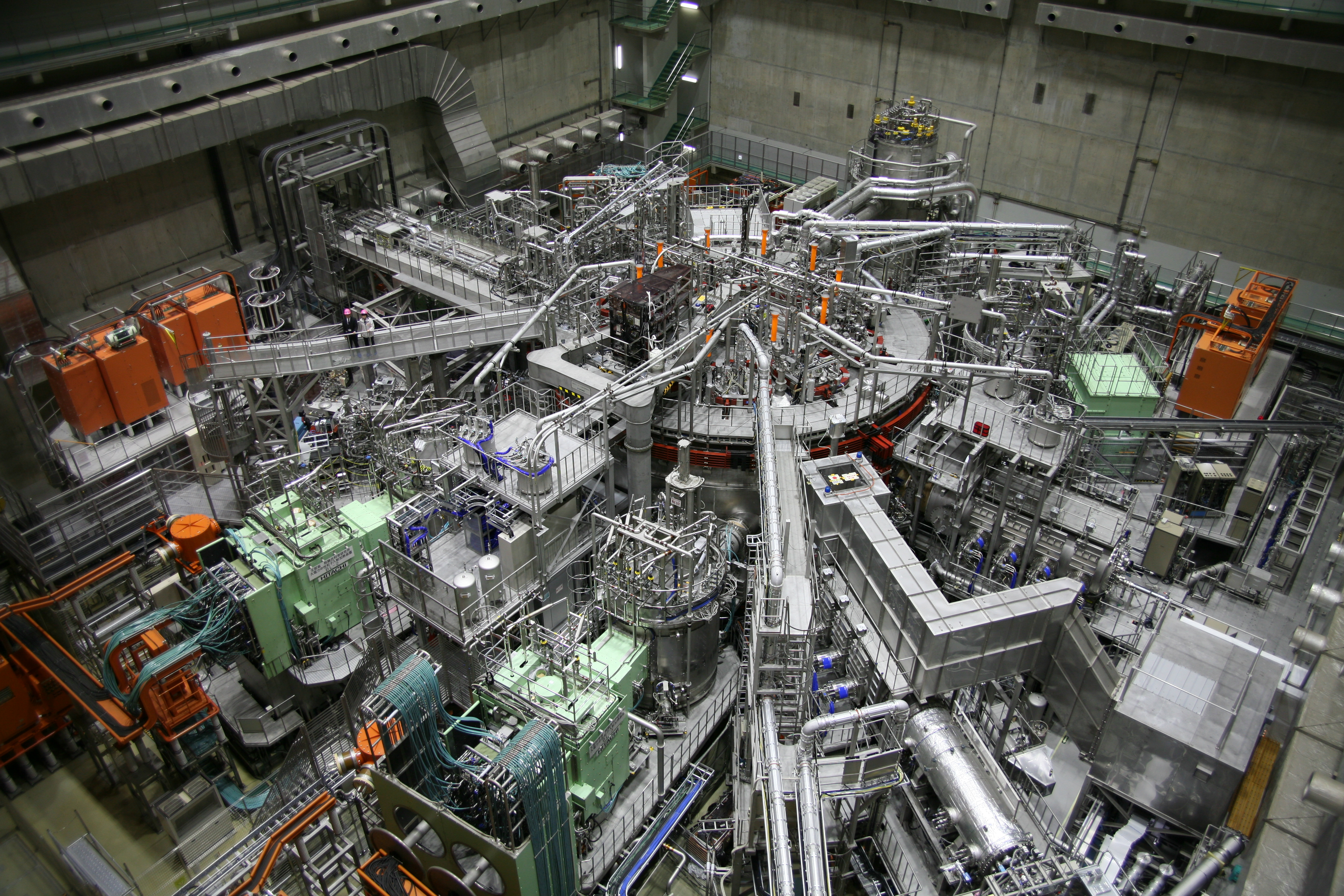 The Large Helical Device (LHD) is the world's largest superconducting plasma confinement device using a heliotron magnetic configuration.