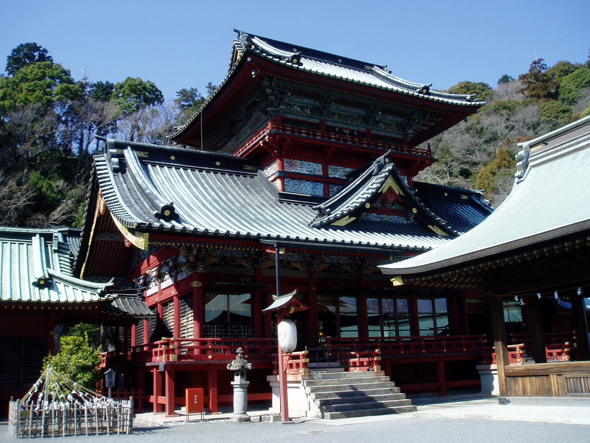 Ōhaiden (大拝殿) of Shizuoka Sengen Shrine (静岡浅間神社) in Shizuoka, Japan.