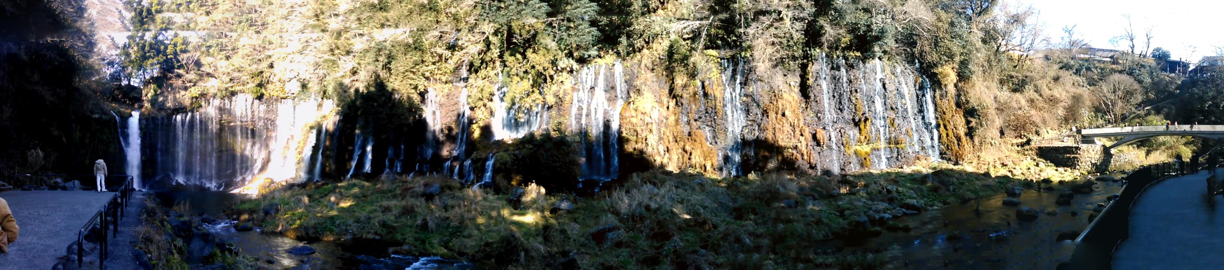 白糸の滝 パノラマ写真