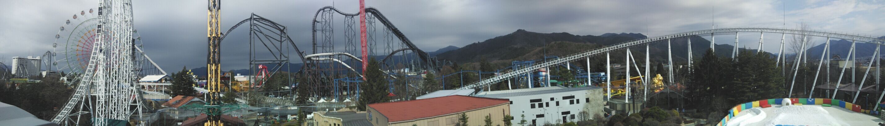 Fuji-Q Highland Park panorama.