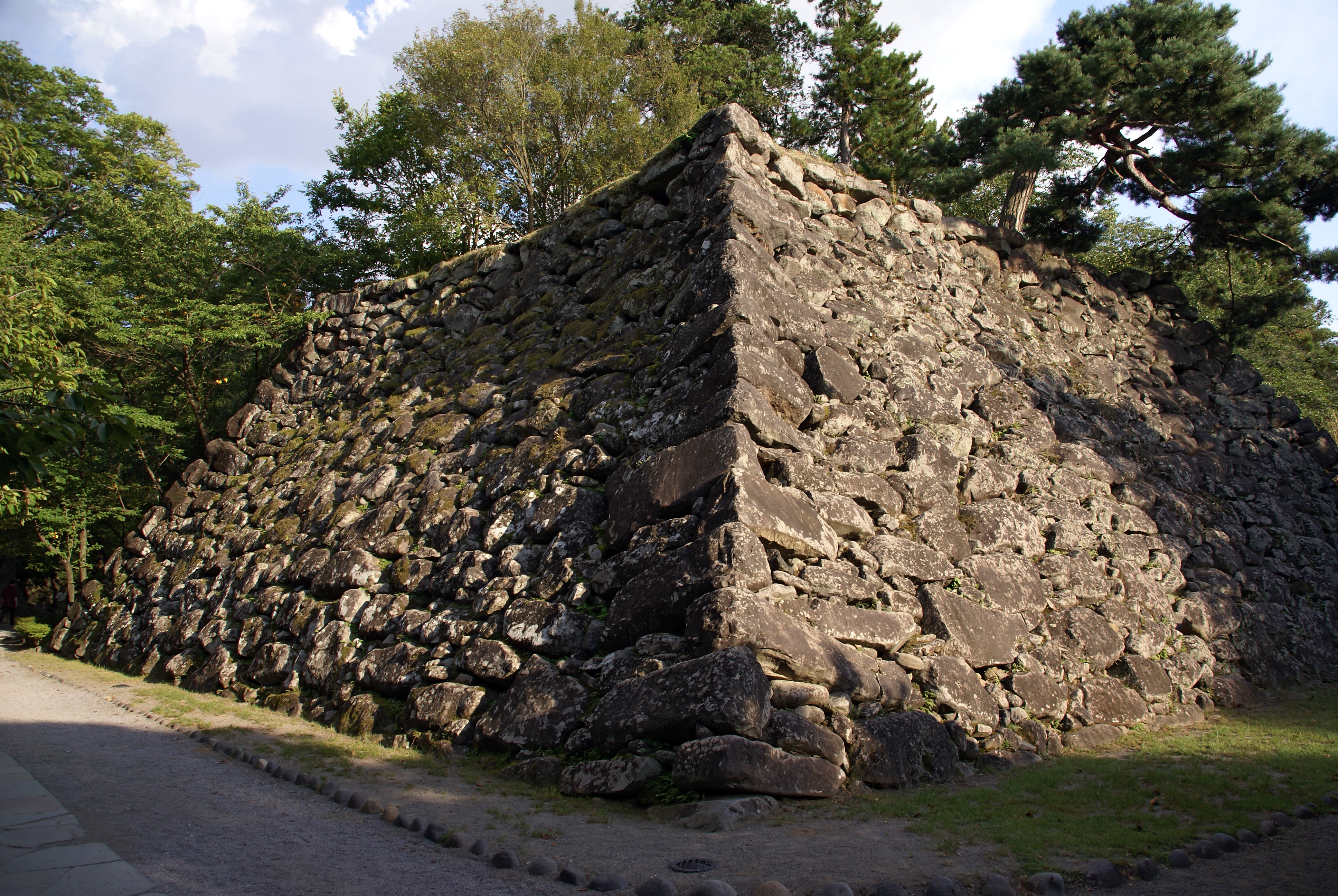 Komoro Castle in Komoro, Nagano prefecture, Japan