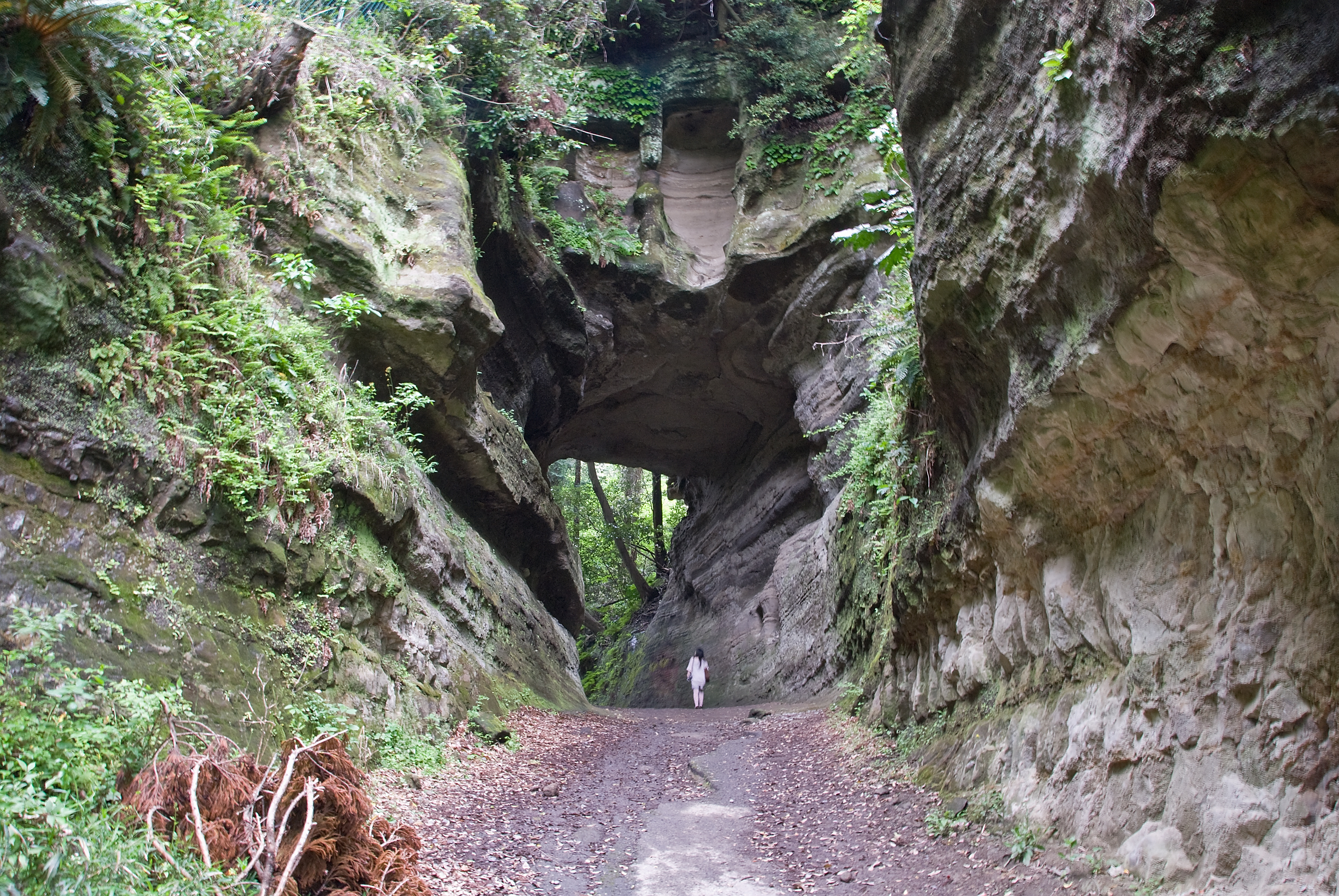 Shakadōguchi Pass, Kamakura. Not one of the Seven, but I include it anyway for lack of a better place.