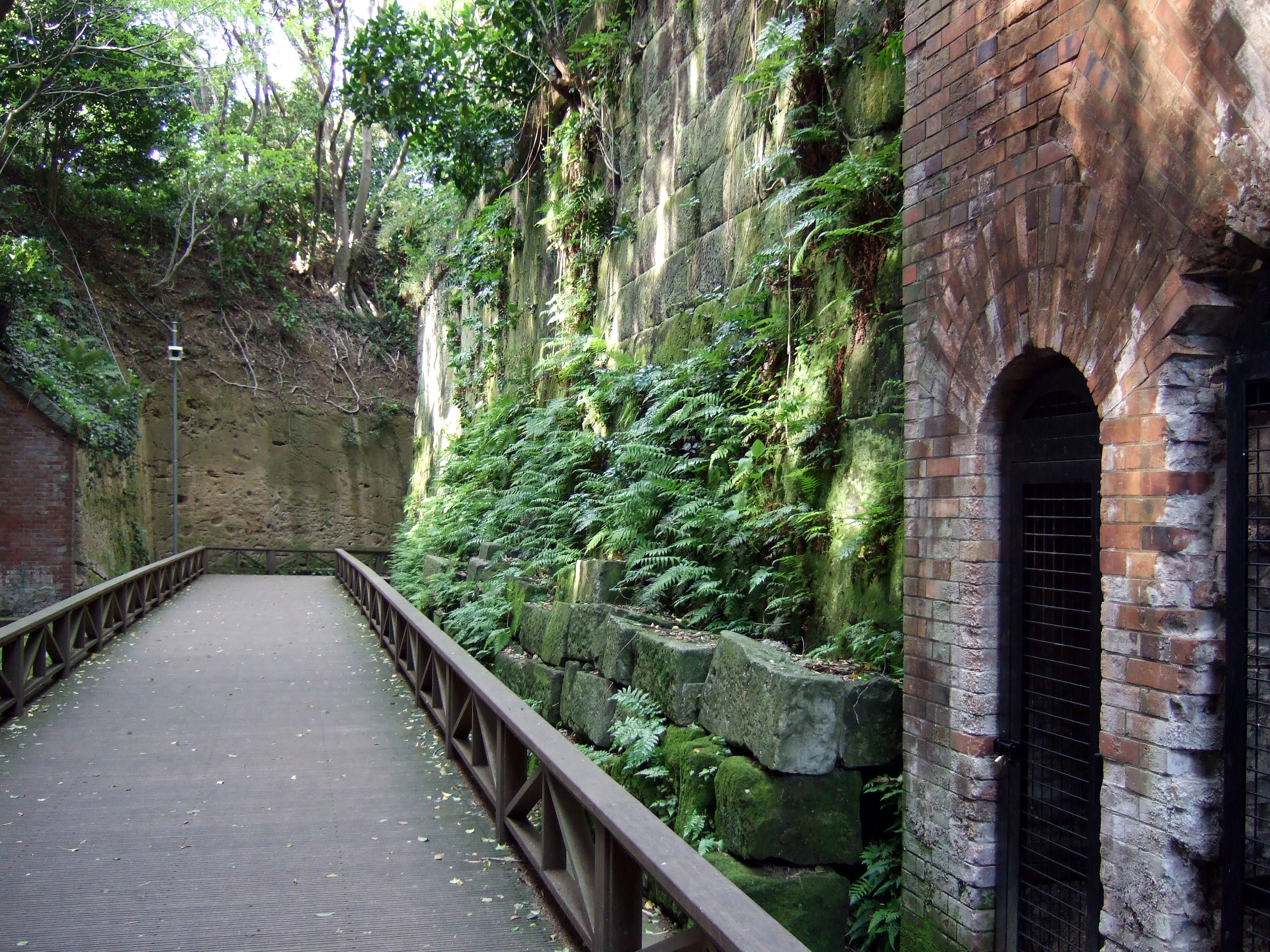 Sarushima fort. Photo taken in kanagawa Japan. Located on Sarushima Island, right off the coast of Yokosuka.