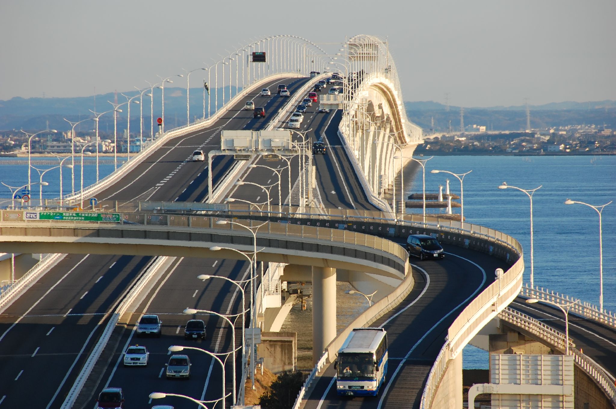 The Tokyo Bay Aqua-Line in Japan