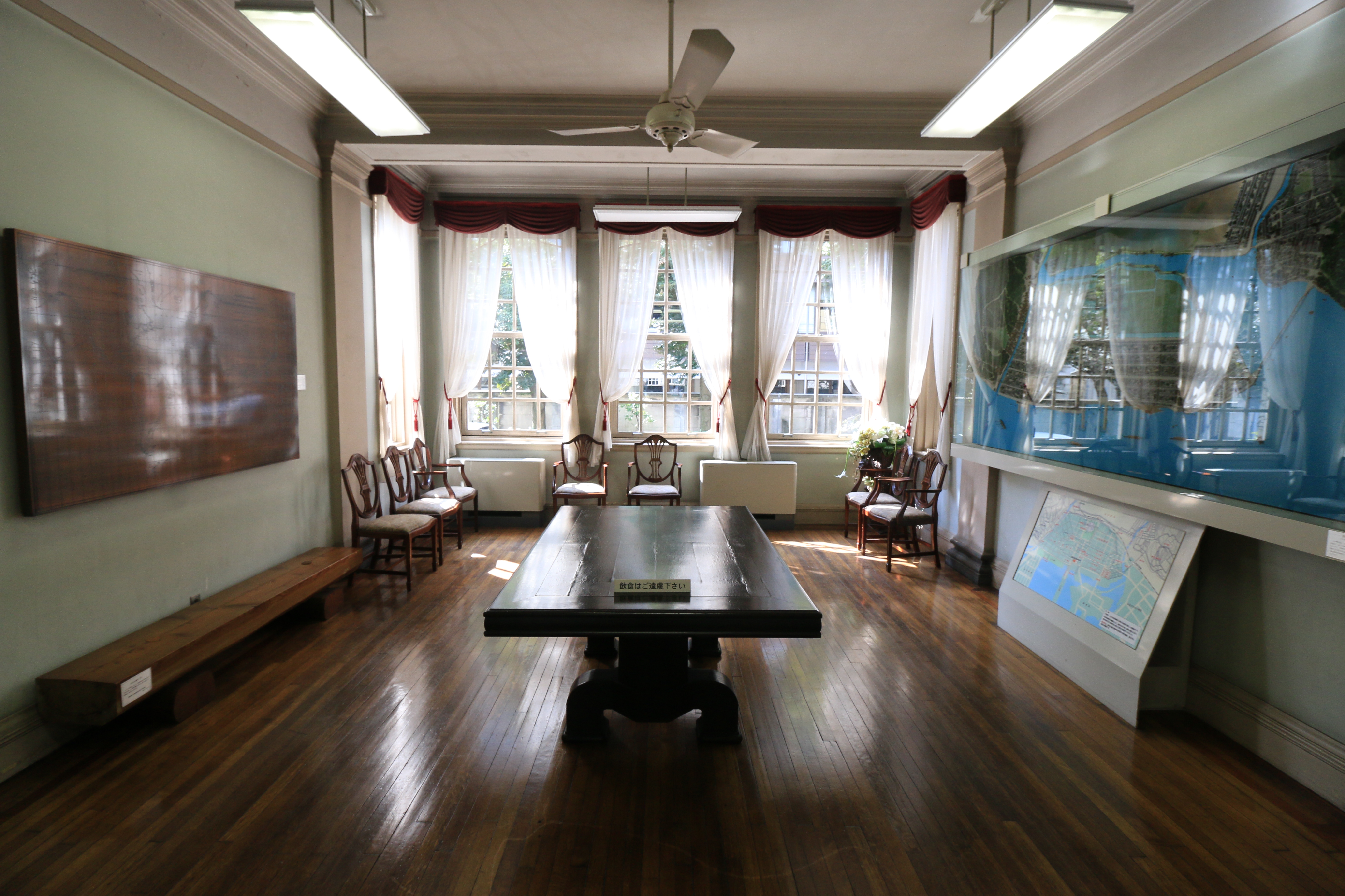 a room of the old building at Yokohama Archives of History