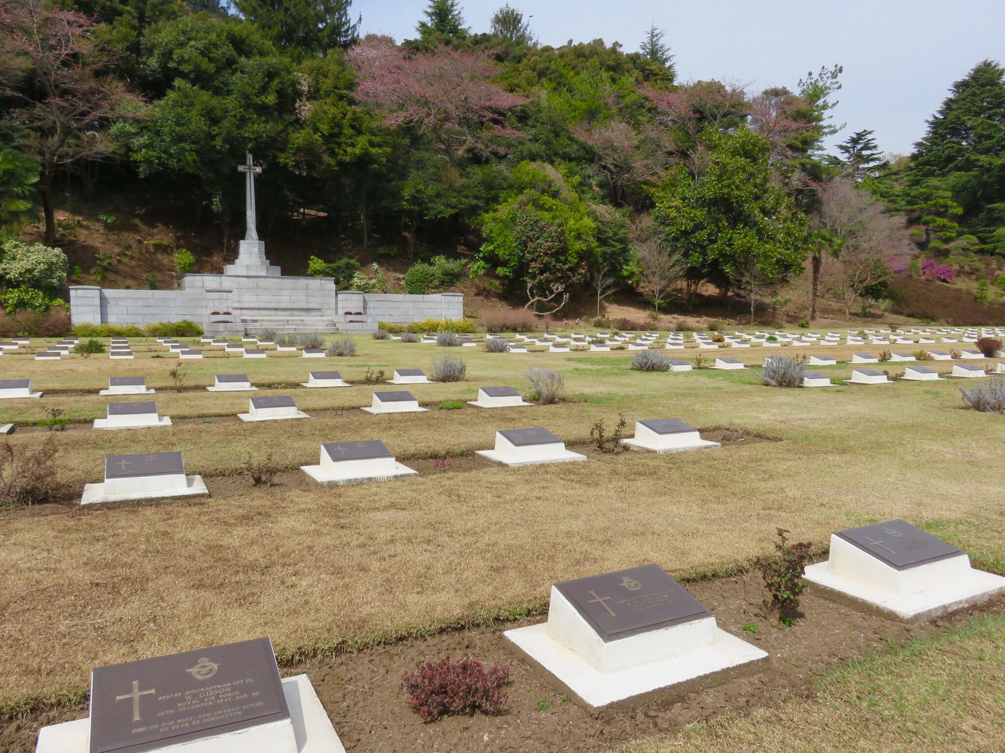 Yokohama War Cemetery, Spring 2015