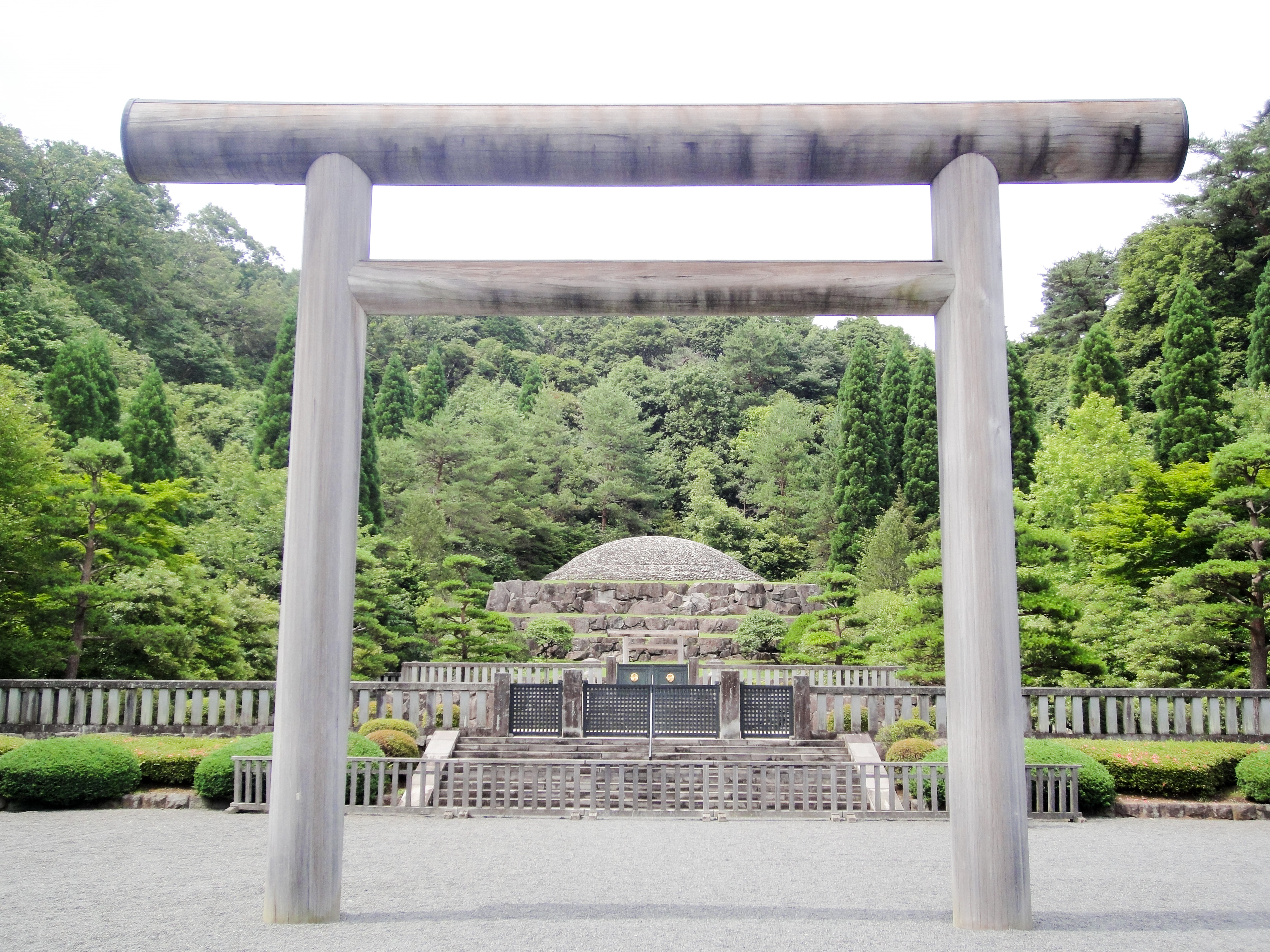 Mausoleum of Emperor Showa in the Musashi Imperial Graveyard, Tokyo, 2012