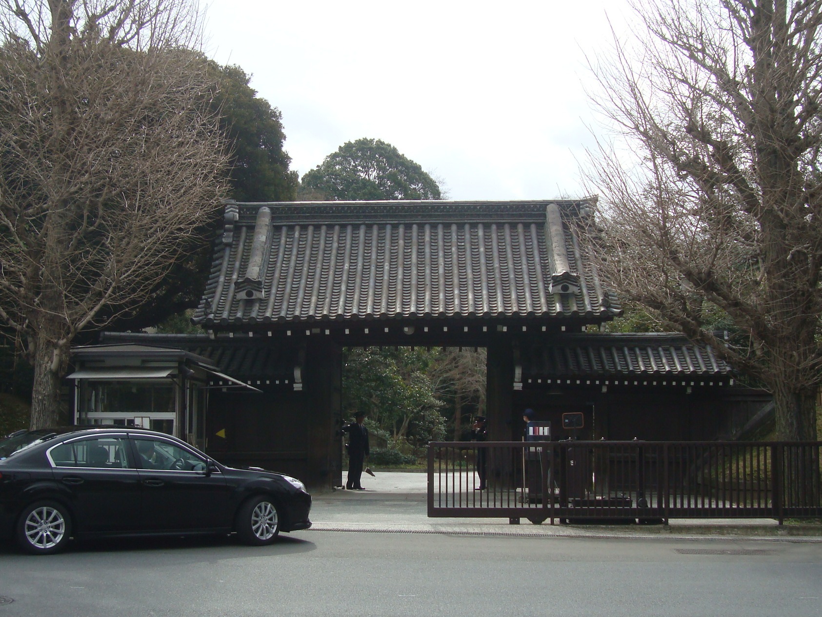 Samegahashi-mon Gate of Akasaka imperial estate at Moto-akasaka, Minato city, Tokyo