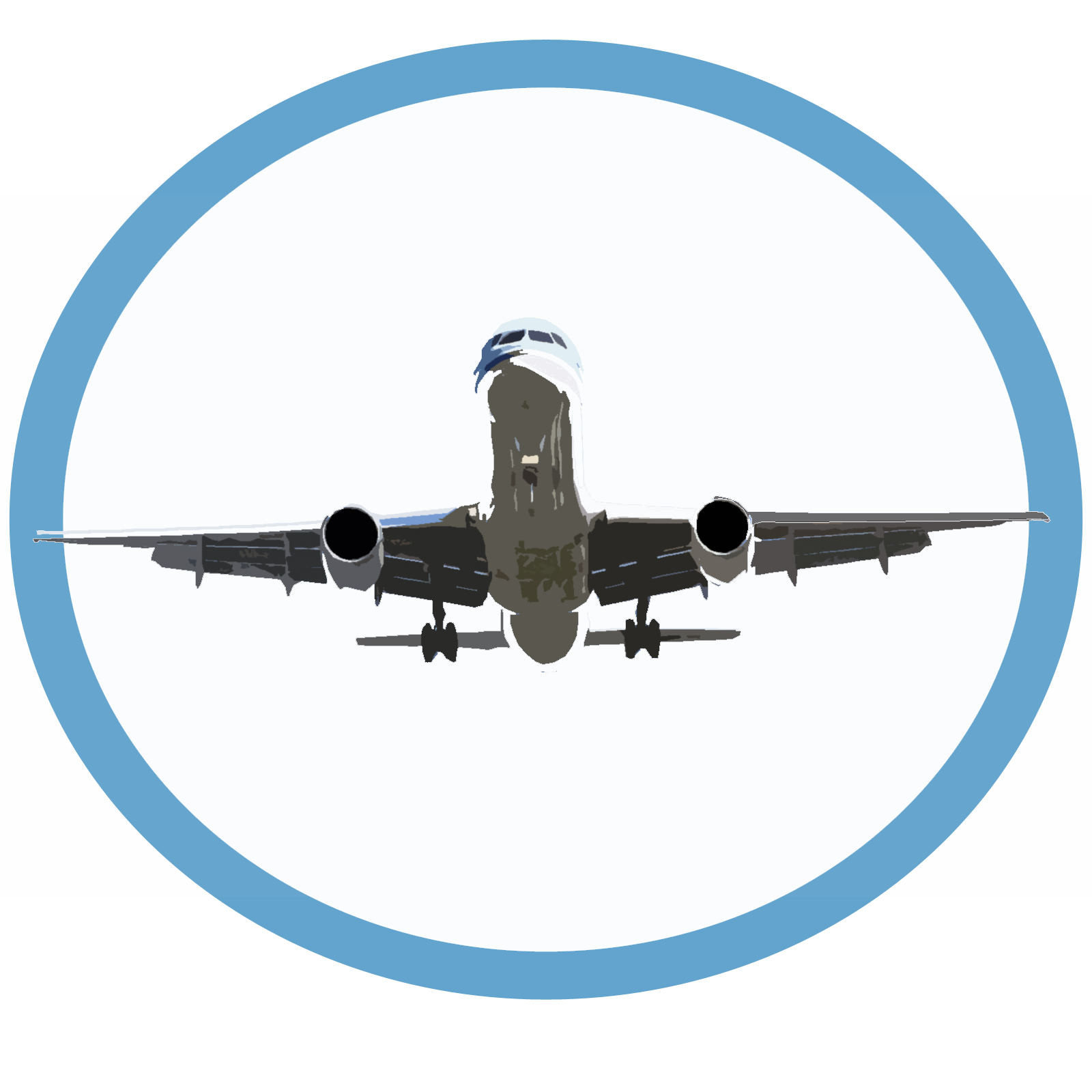 Sign based on photograph with front view of a Turkmenistan Airlines Boeing 757 landing at London Heathrow Airport, England. The registration is not known. Photographed by Adrian Pingstone in June 2004 and released to the public domain.