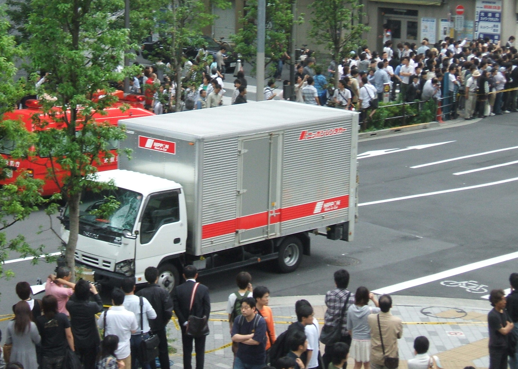 The truck used in Akihabara massacre