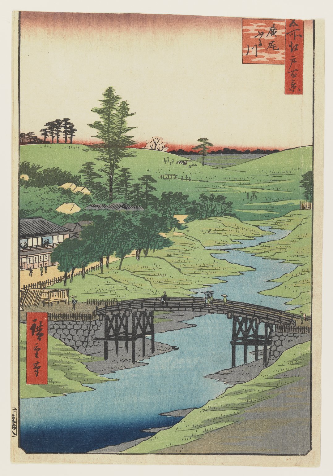 Part of the series One Hundred Famous Views of Edo, no. 022 , part 1: Spring.