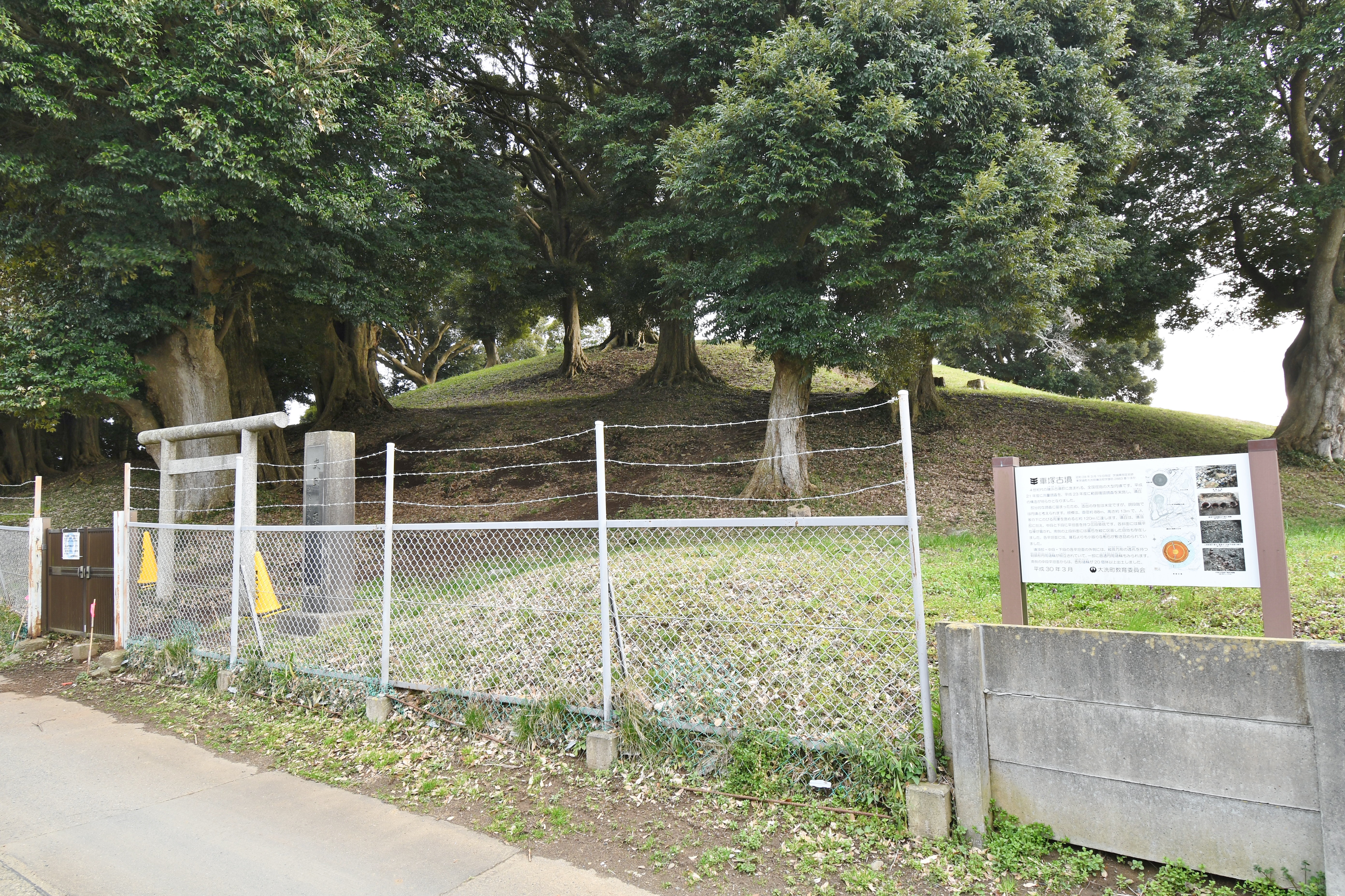 磯浜車塚古墳 墳丘