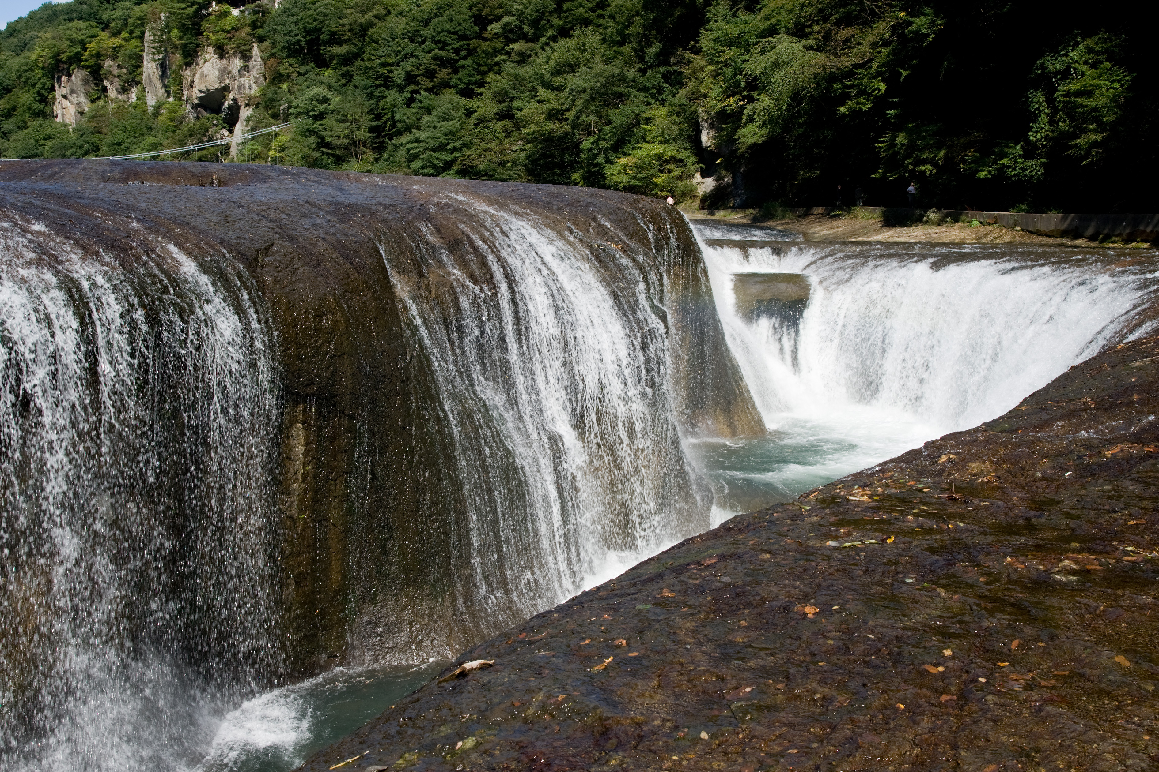 Fukiware falls (Fukiware-no-taki 吹割の滝) in Numata City, Gunma Pref., Japan.