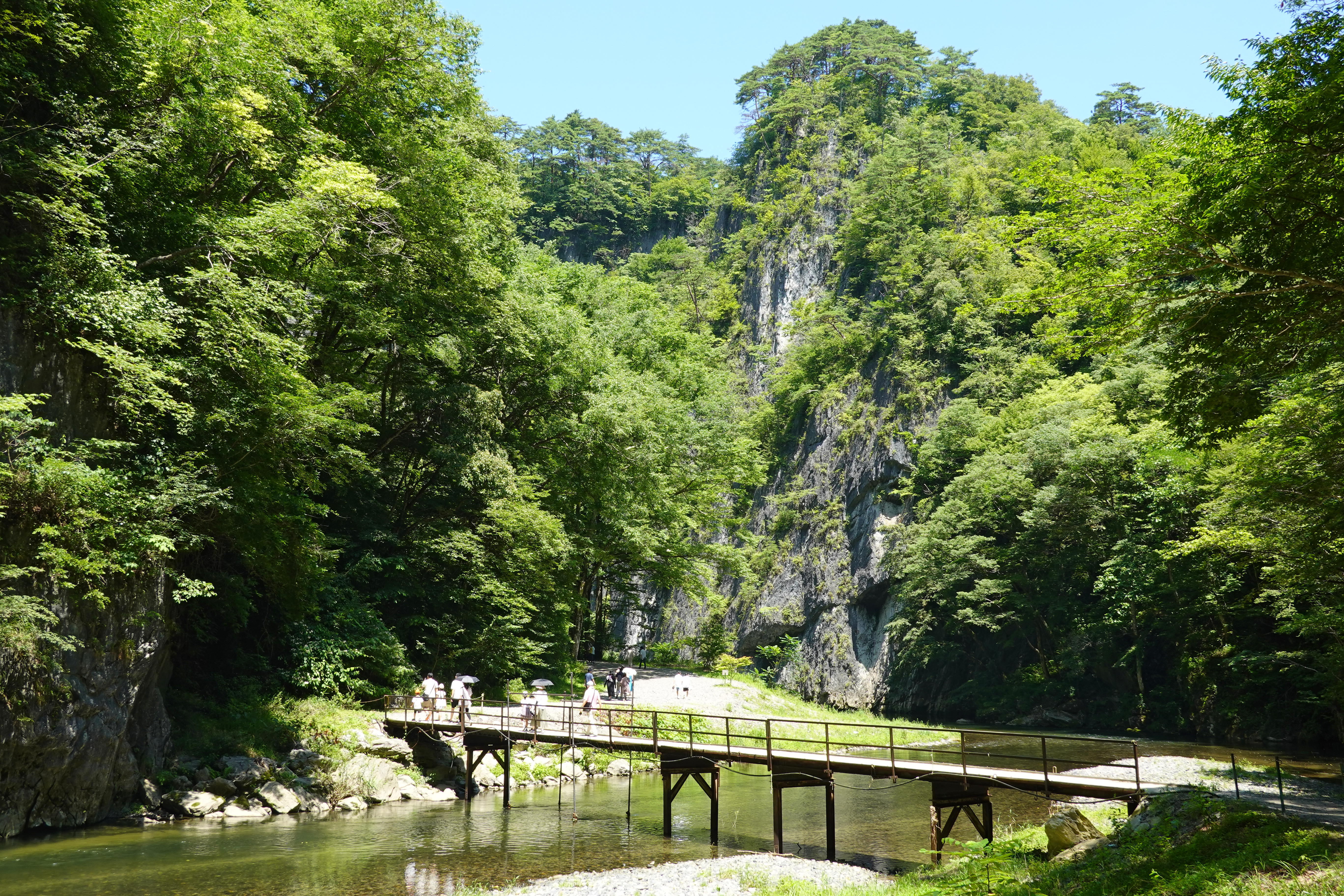 Geibikei in Ichinoseki, Iwate prefecture, Japan