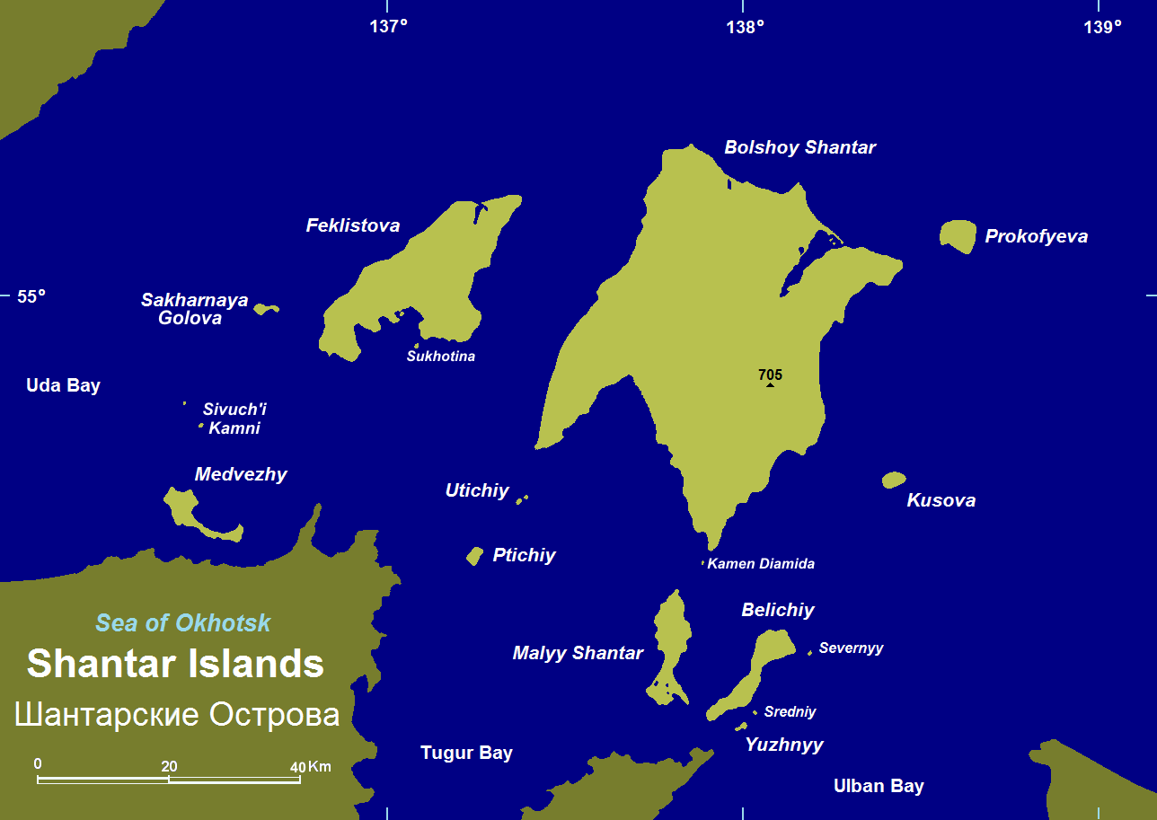 color map of island group