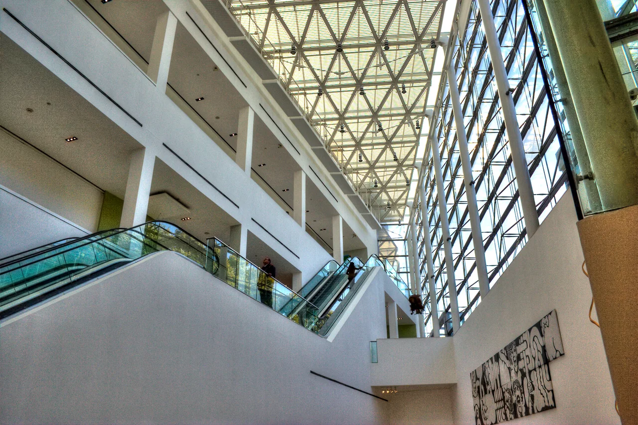 Interior of the MALBA (Museo de Arte Latinoamericano de Buenos Aires)