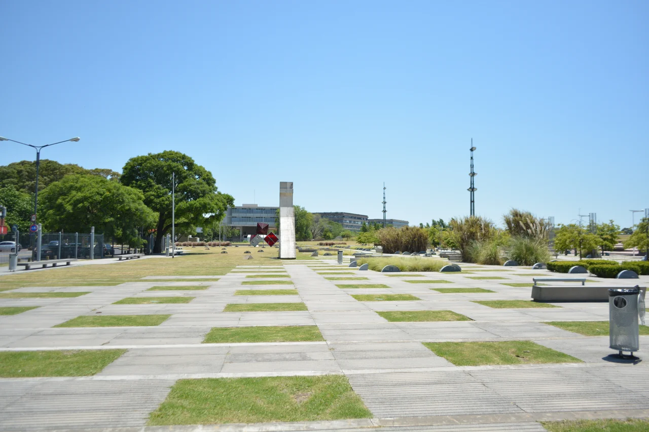 The Remembrance park (Spanish: Parque de la memoria) is a public space situated in front of the Río de la Plata estuary in the northern end of the Belgrano section of Buenos Aires.