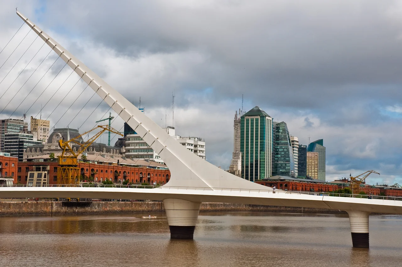 Puente de la Mujer, Puerto Madero, Buenos Aires, Argentina, 29th. Dec. 2010