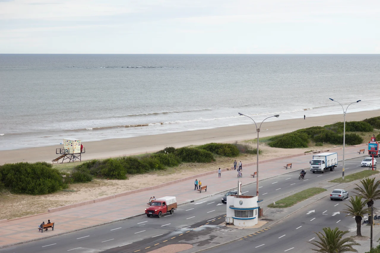 Panorama de la rambla de Carrasco desde el hotel Carrasco