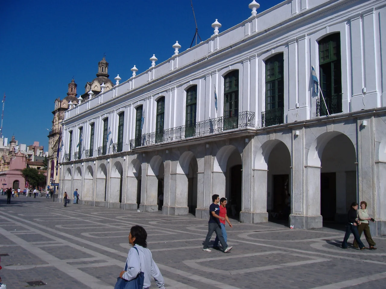 The Cabildo (former government house in colonial times) of the city of Córdoba, Argentina, dating back to the 16th century.