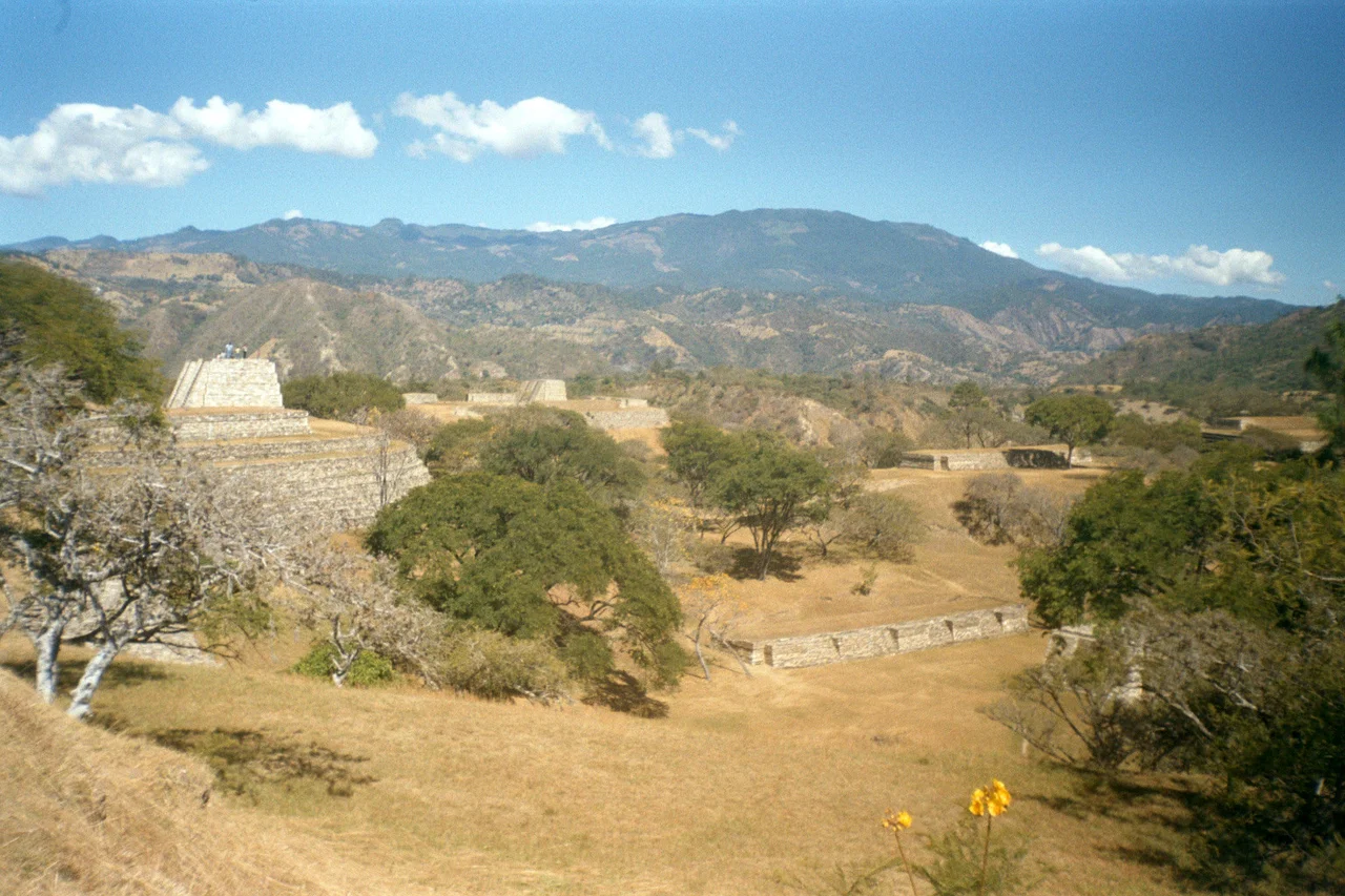 View of the Postclassic ruins of Mixco Viejo, in the department of Chimaltenango, Guatemala.