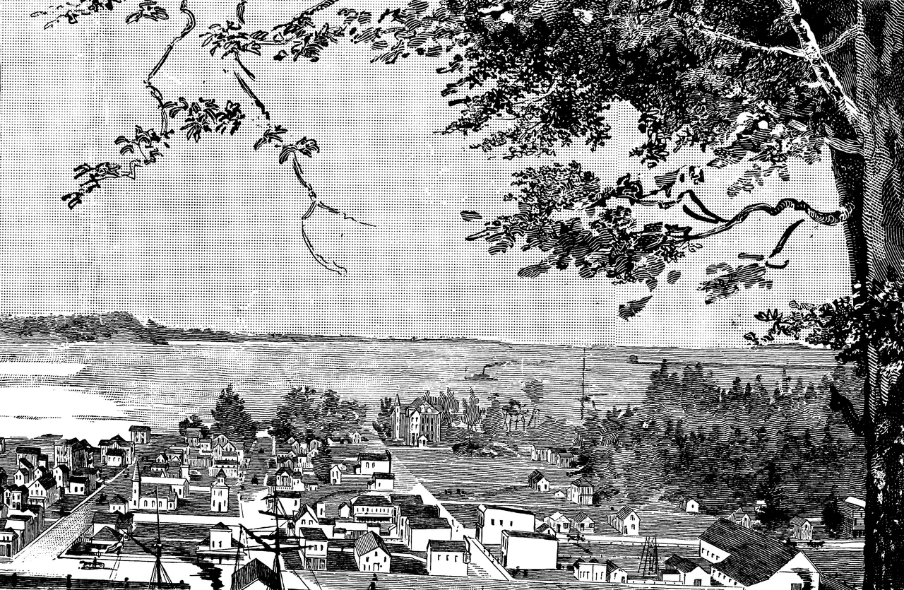 Gray's Harbor from Hoquiam, 1889 (p. 277 from scans)