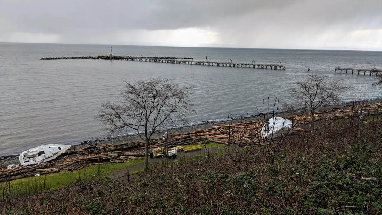 White Rock Pier damage was a result of a windstorm that hit the South Coast of British Columbia on 20 December 2018.