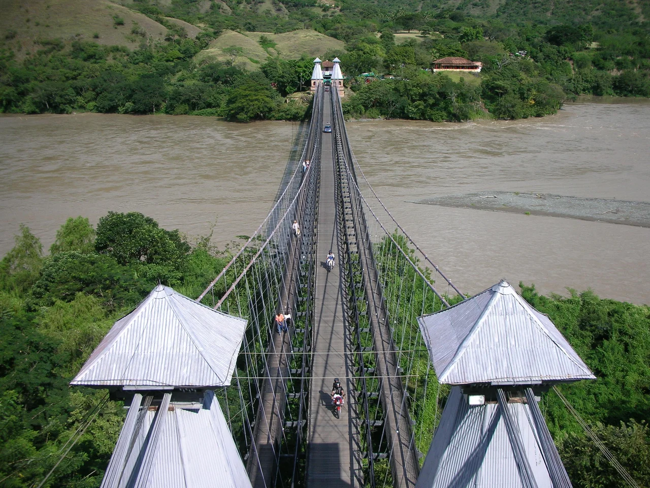 Occident Bridge, view from the top.