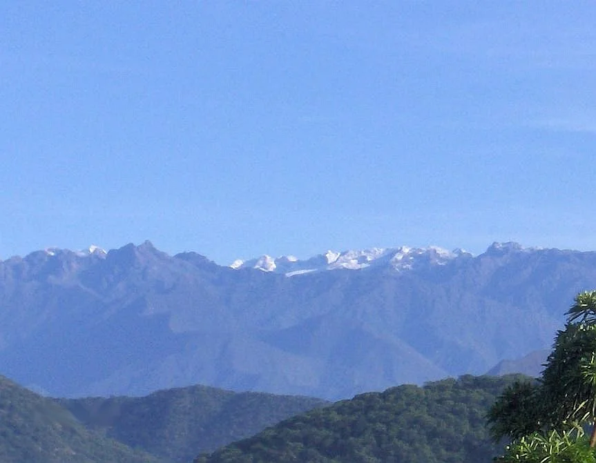 Sierra Nevada de Santa Marta desde Valledupar, Colombia.