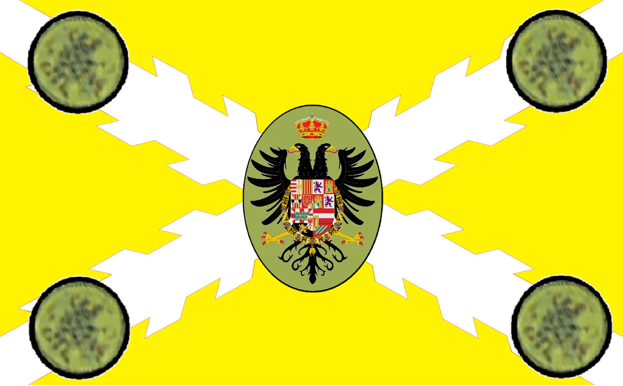 La bandera de la ciudad de Comayagua es de forma rectangular, de color amarillo, simbólico de la iglesia católica; con la cruz de Borgoña o de San Andrés de plata (color blanco), en cada brazo de la cruz un círculo amarillo con las armas de la provincia y en el centro en círculo oval amarillo, el escudo de armas de Carlos V