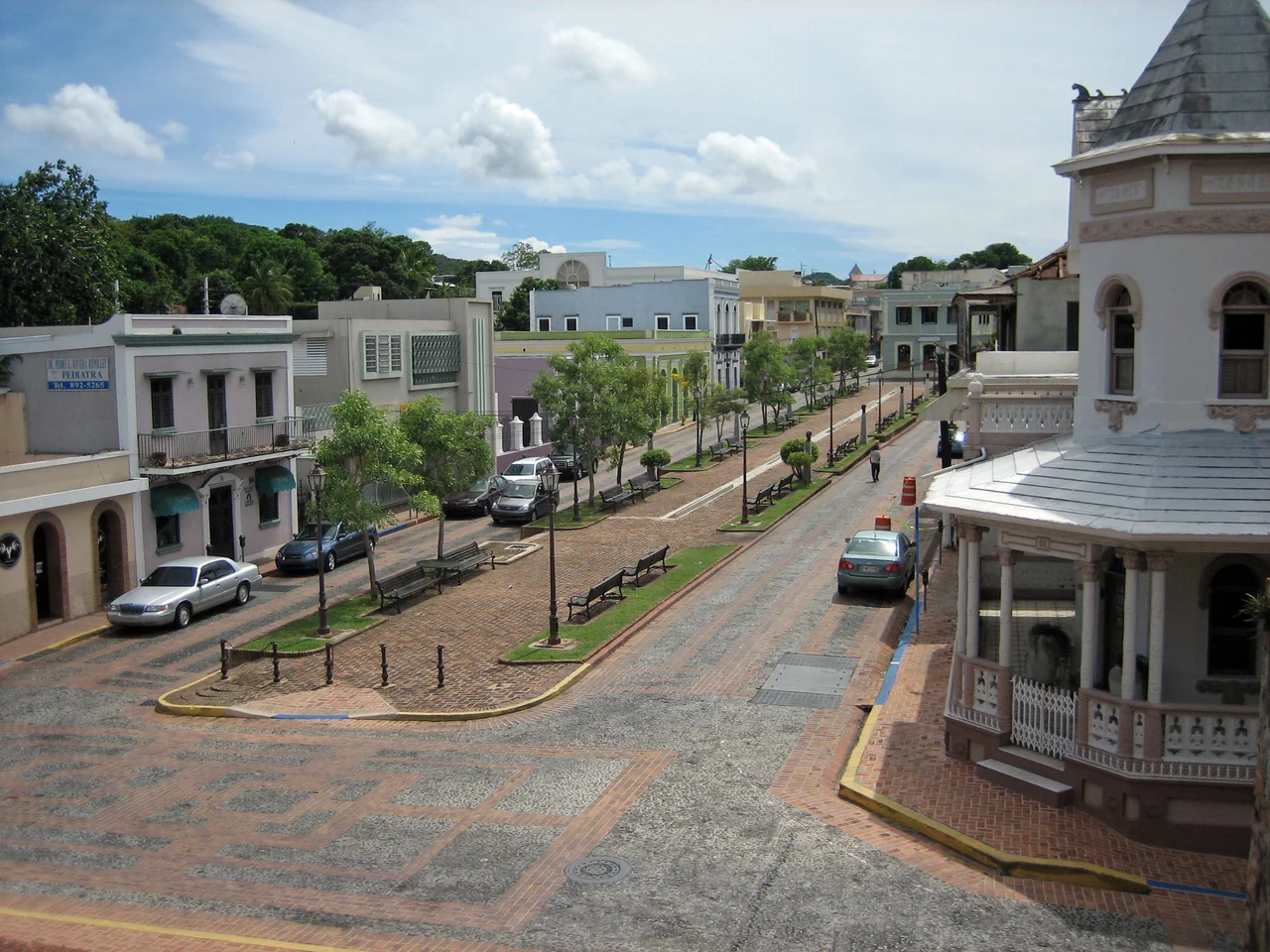 Plaza Santo Domingo, San Germán Historic District, Puerto Rico