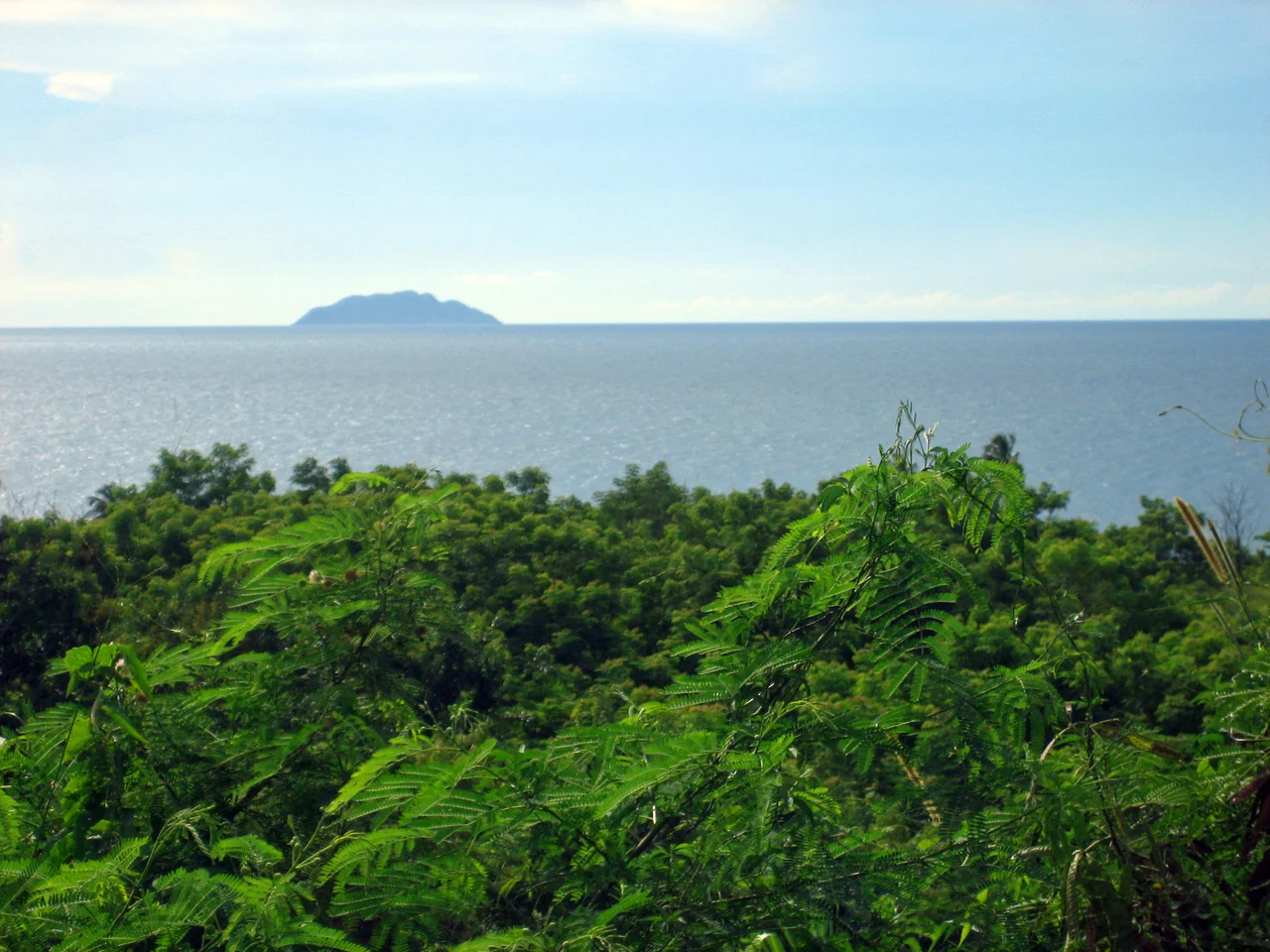 Desecheo Island as seen from Rincón, Puerto Rico
