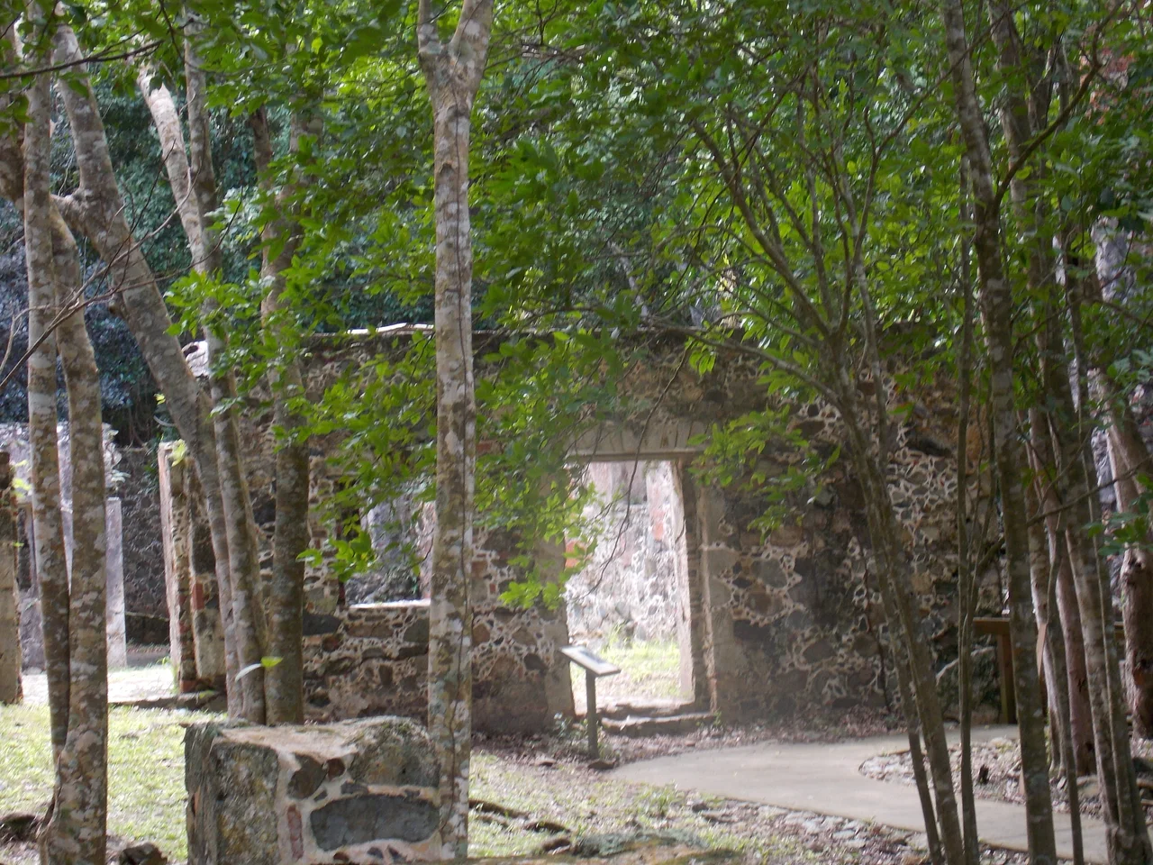 Cinnamon Bay Plantation — historic ruins located in Virgin Islands National Park on Saint John, United States Virgin Islands.